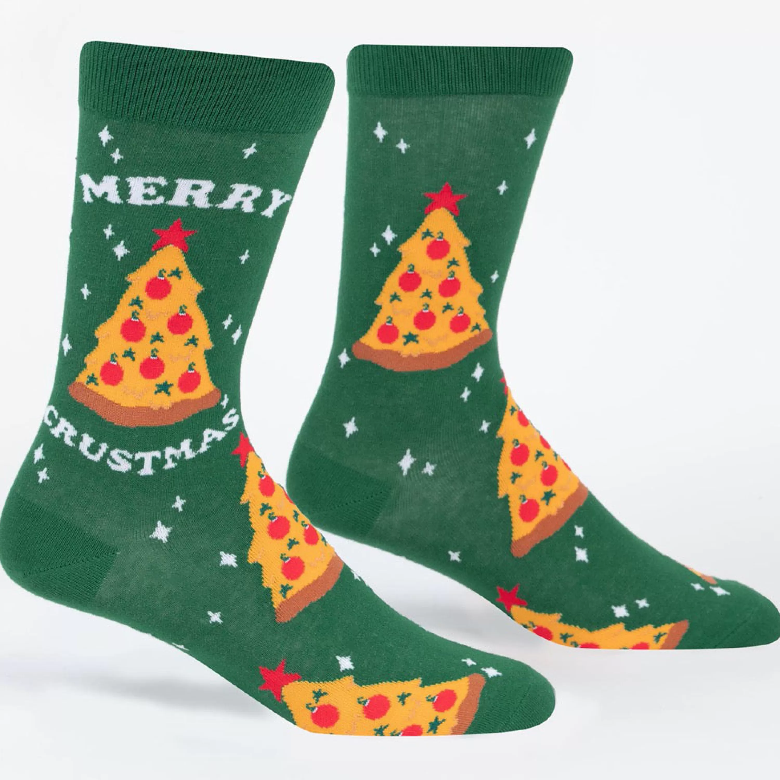 Sock It To Me Merry Crustmas Men's Crew Socks