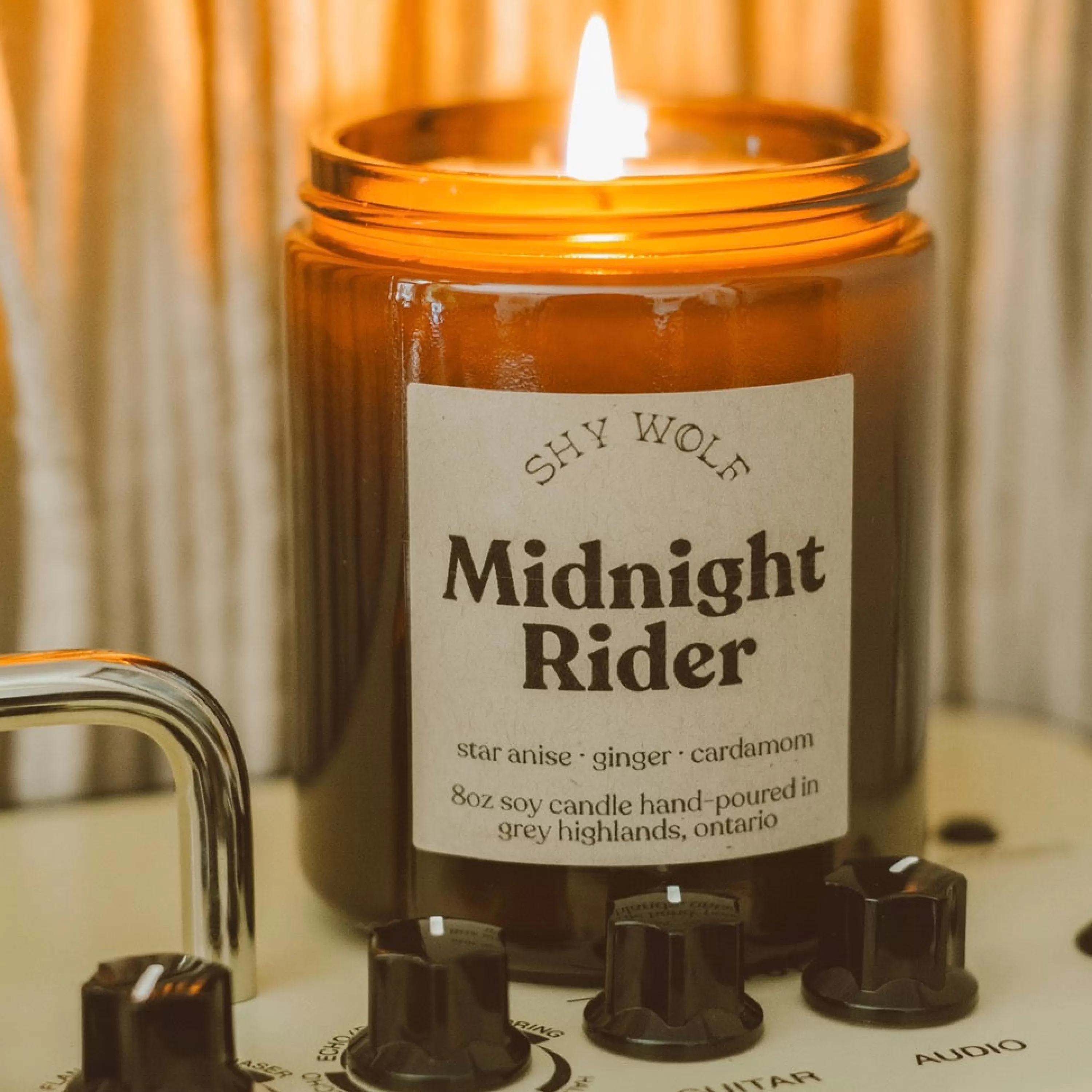 Discount Shy Wolf Candles Midnight Rider Soy Wax Candle