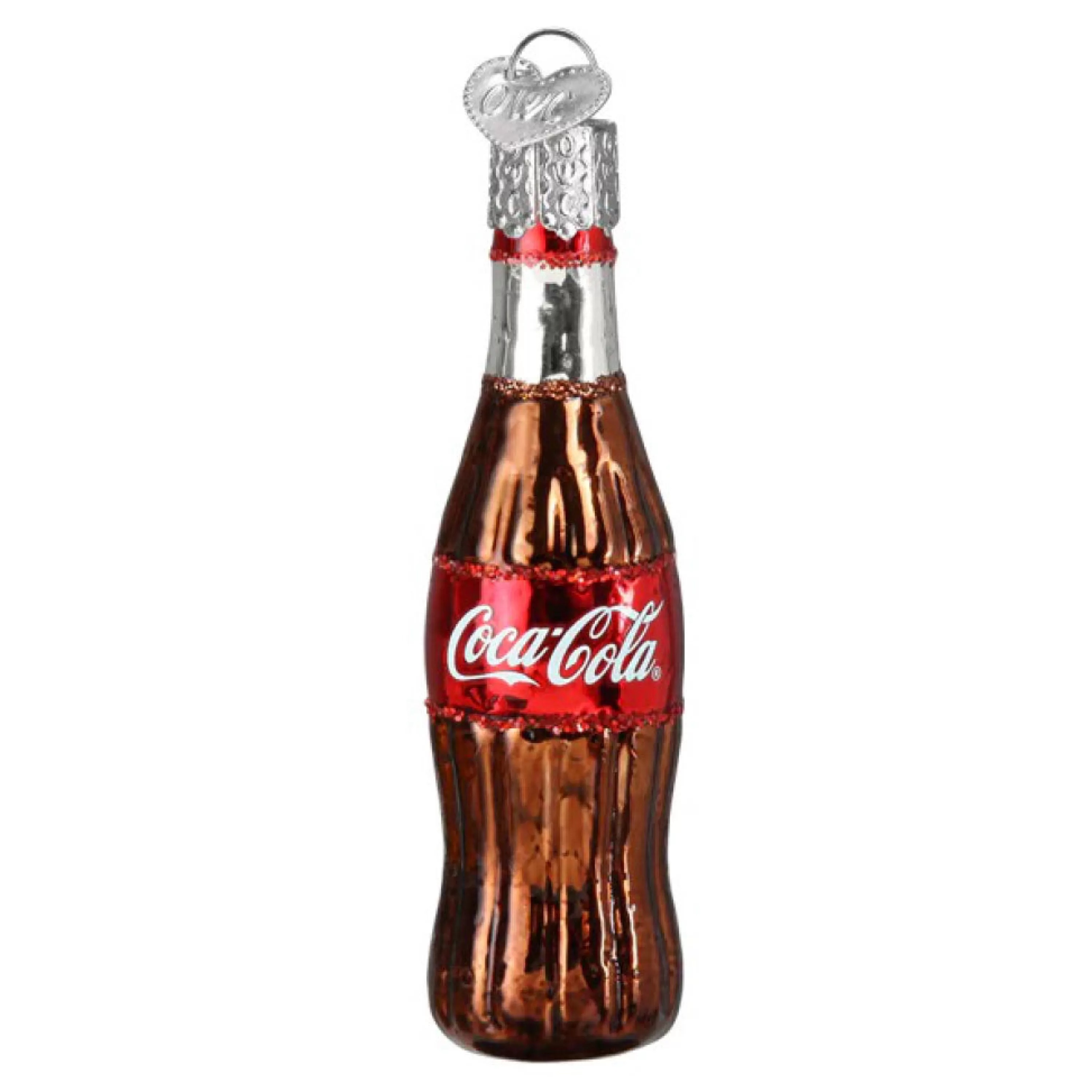 Old World Christmas Mini Coca Cola Bottle Ornament