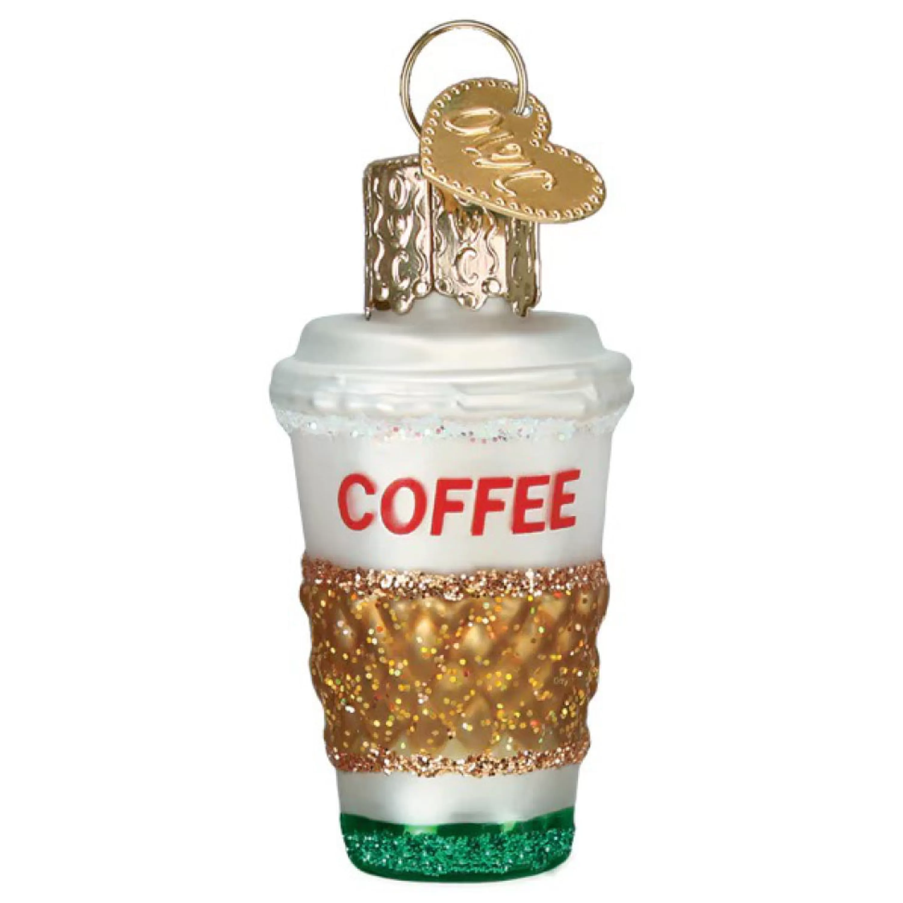 Old World Christmas Mini Coffee To Go Ornament