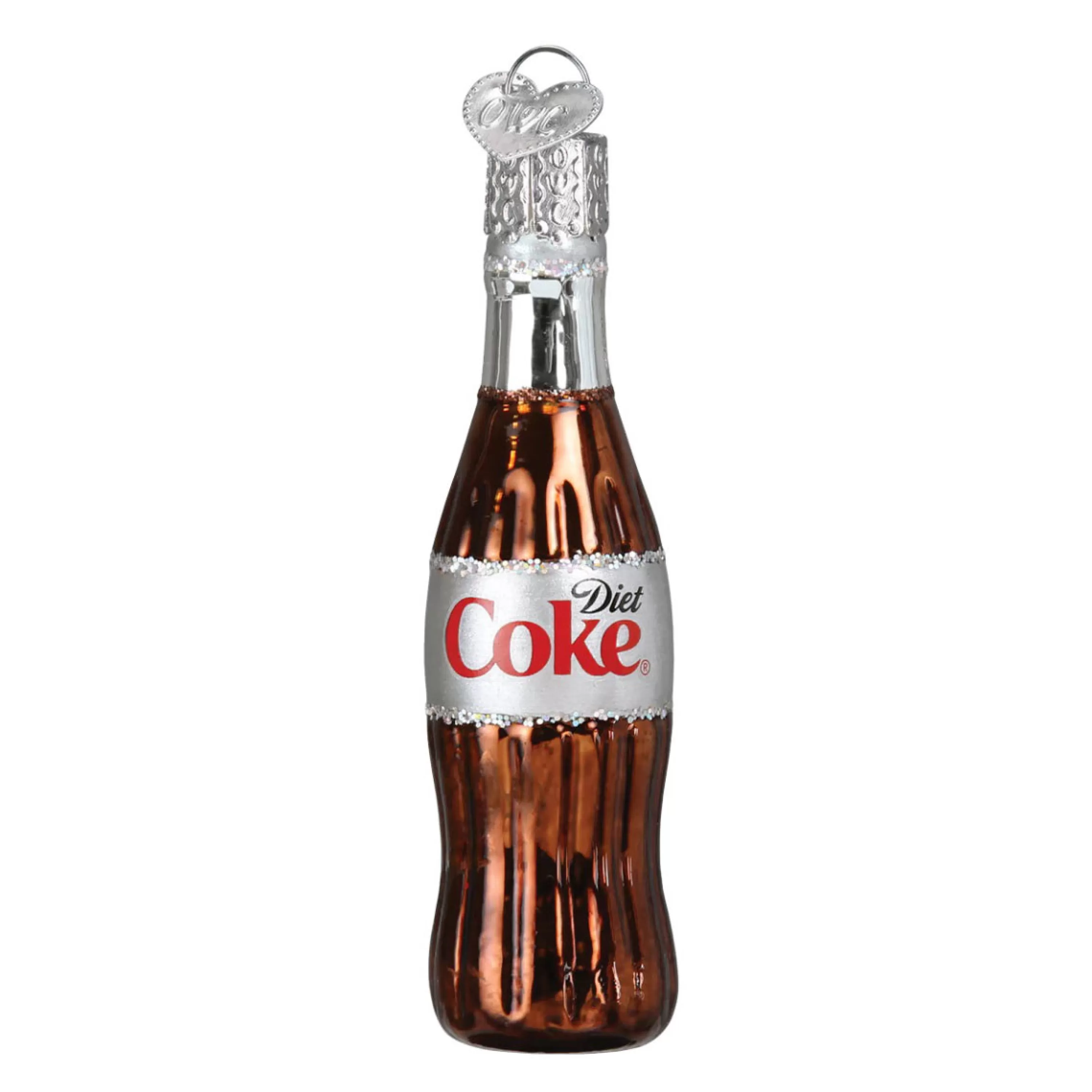 Old World Christmas Mini Diet Coke Bottle Ornament