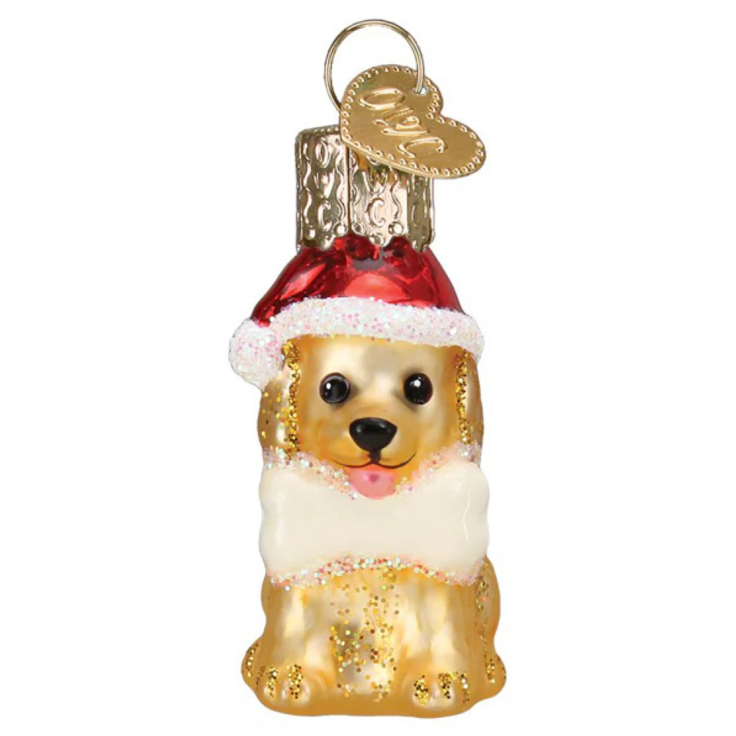 Old World Christmas Mini Jolly Pup Ornament