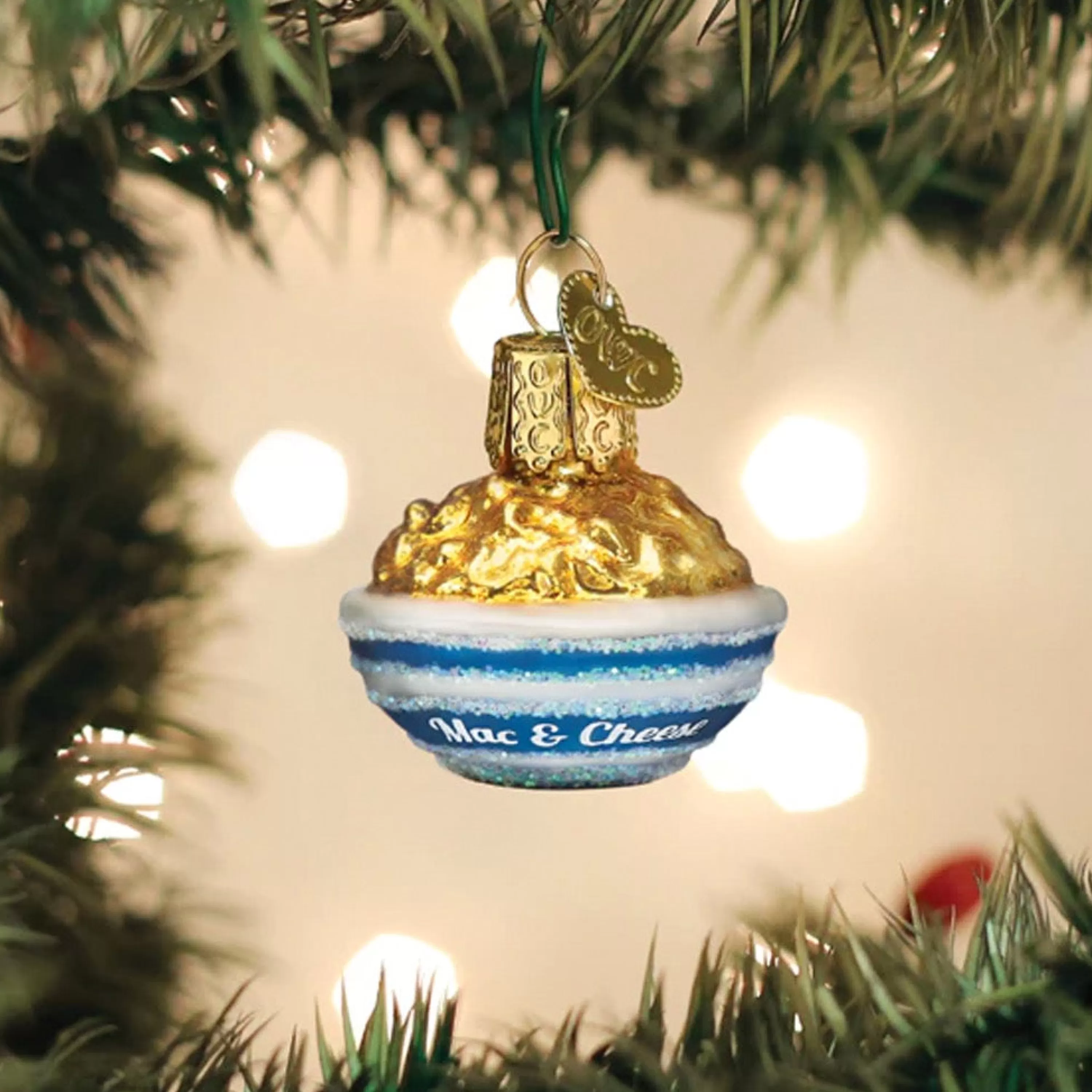 Old World Christmas Mini Mac & Cheese Ornament