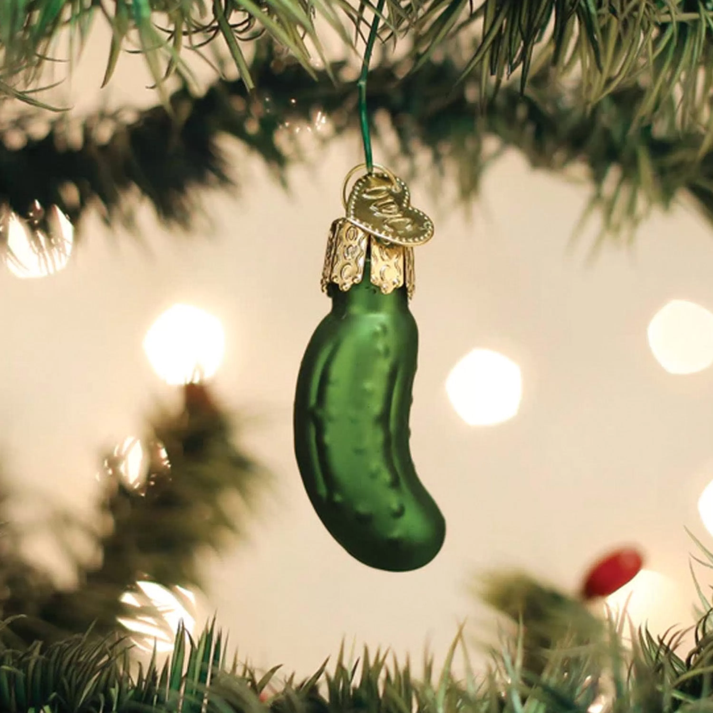 Old World Christmas Mini Pickle Ornament