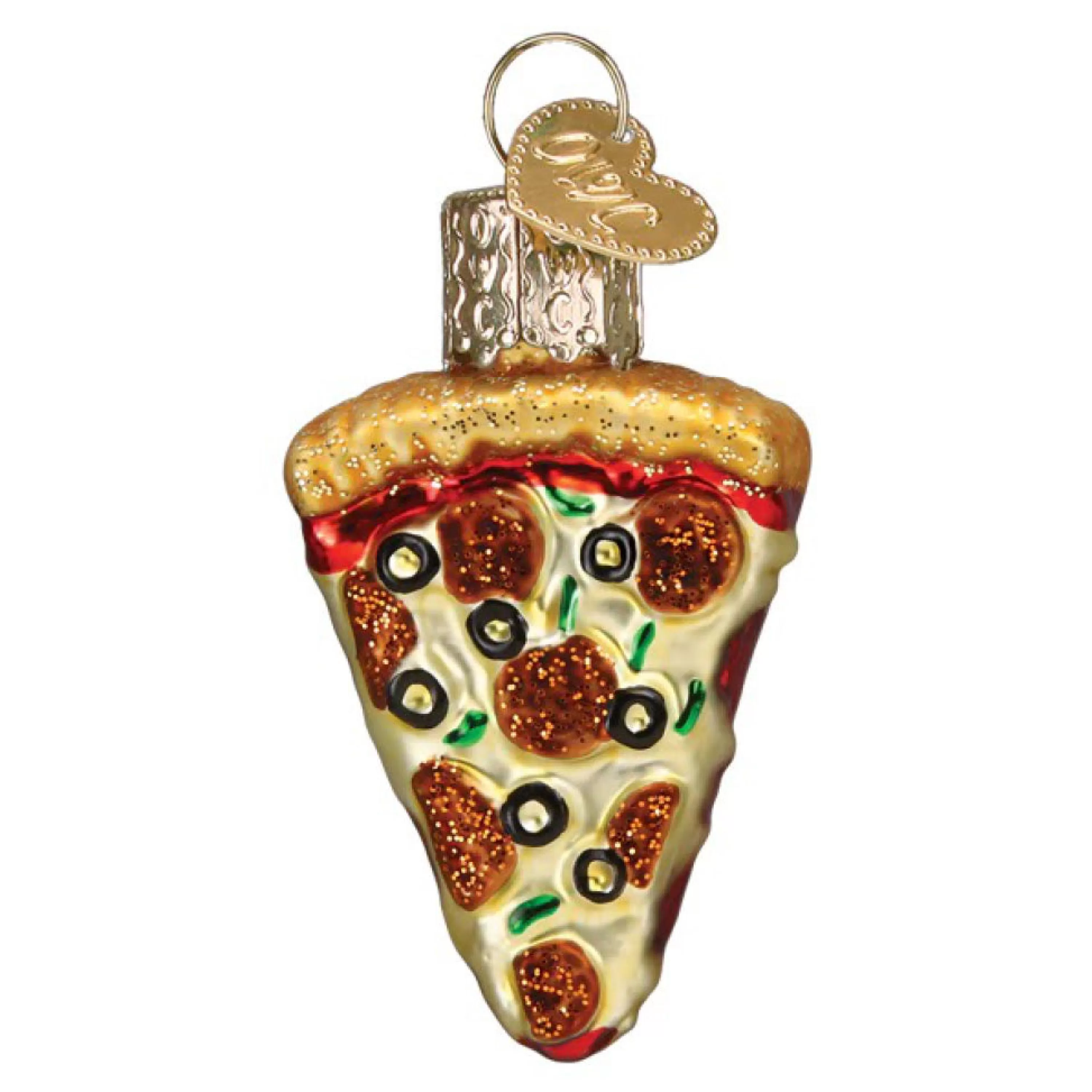 Old World Christmas Mini Pizza Slice Ornament