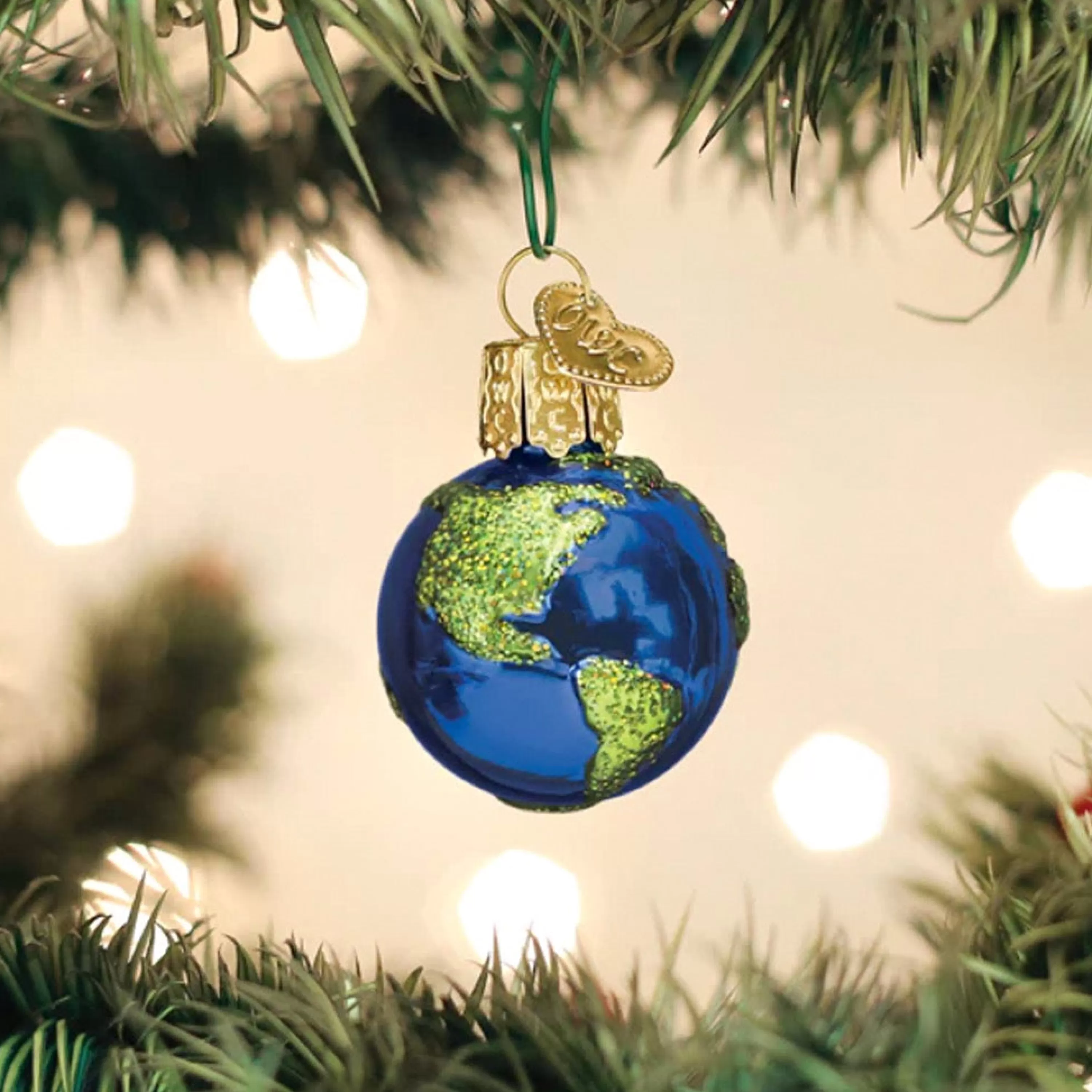 Old World Christmas Mini Planet Earth Ornament