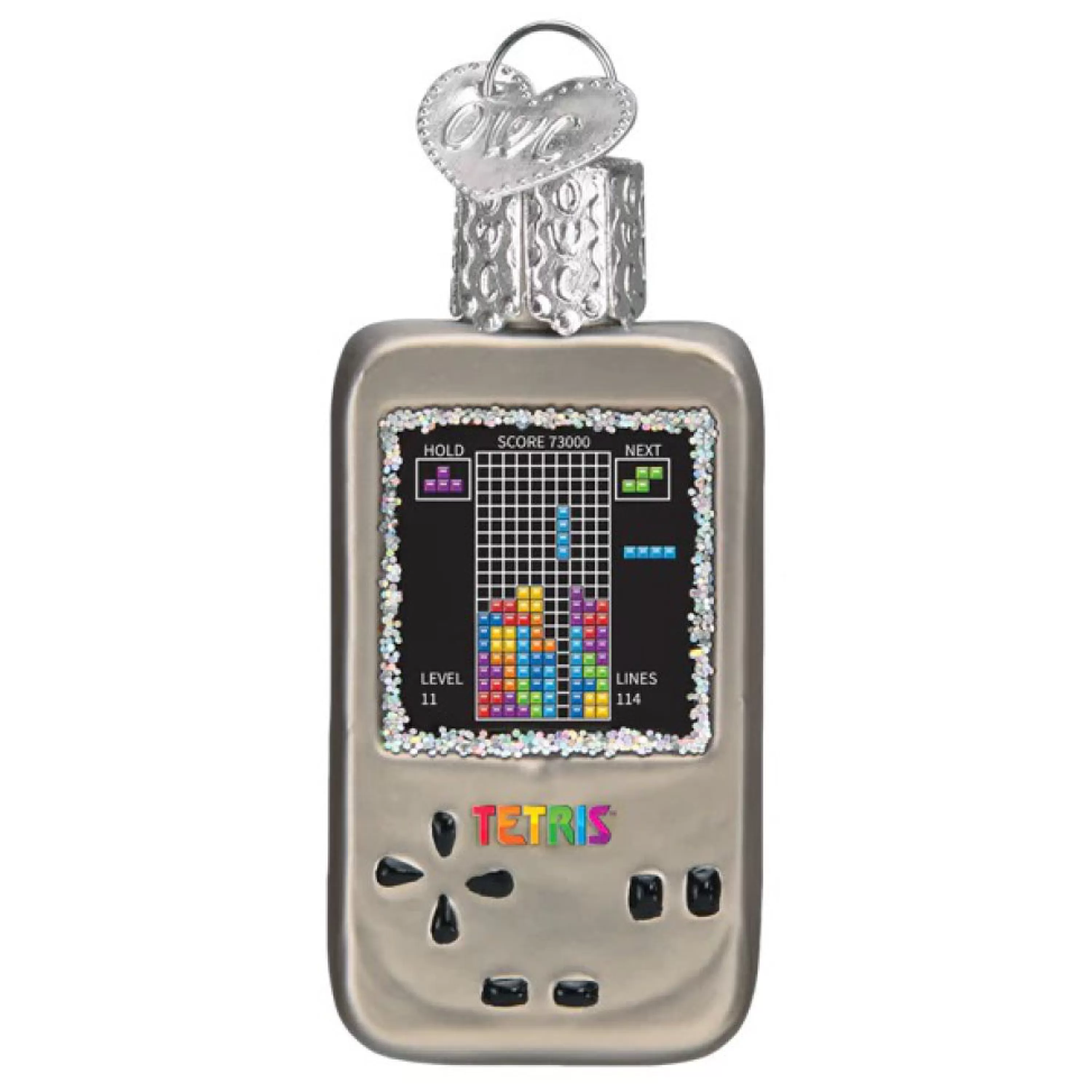 Old World Christmas Mini Tetris Ornament