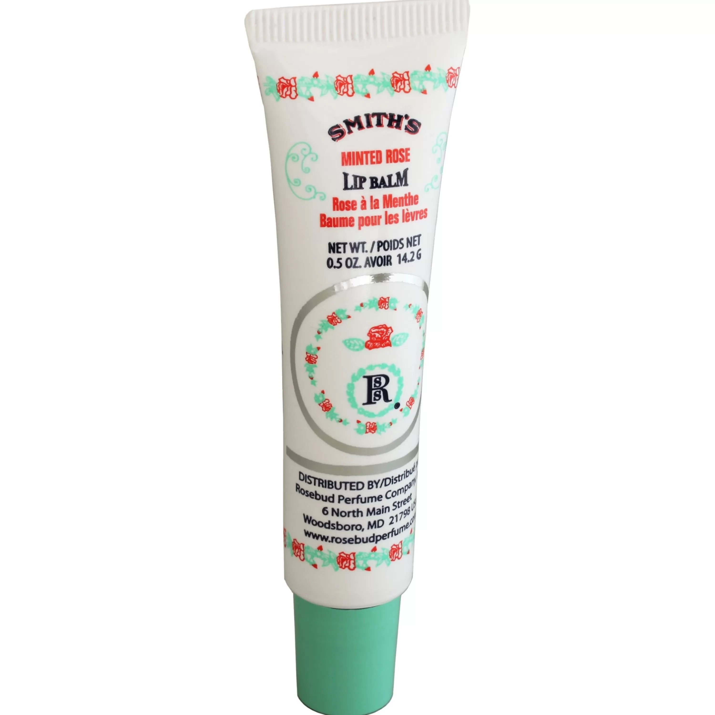 Shop Rosebud Perfume Co. Minted Rose Lip Balm Tube