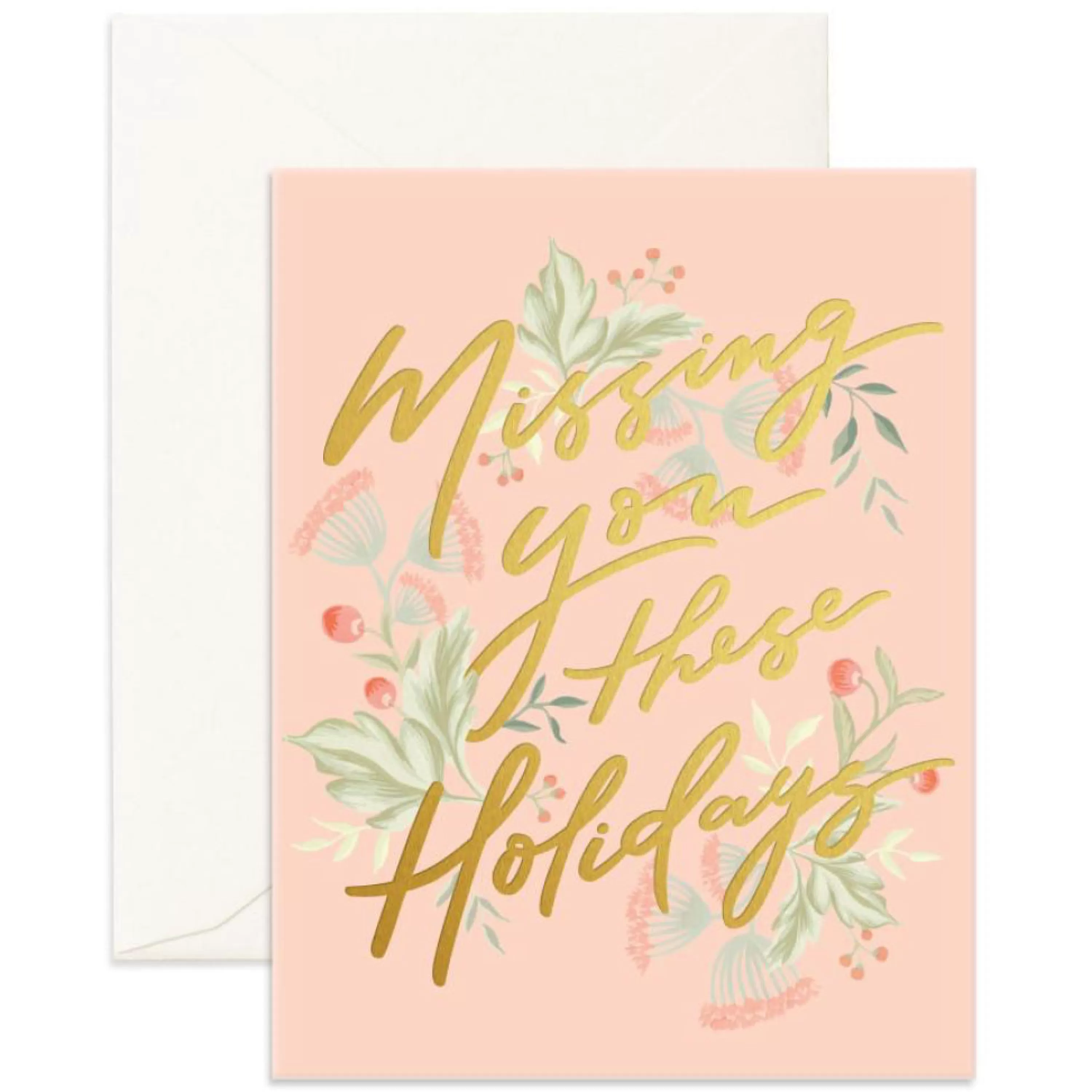 Fox & Fallow Missing You These Holidays Card