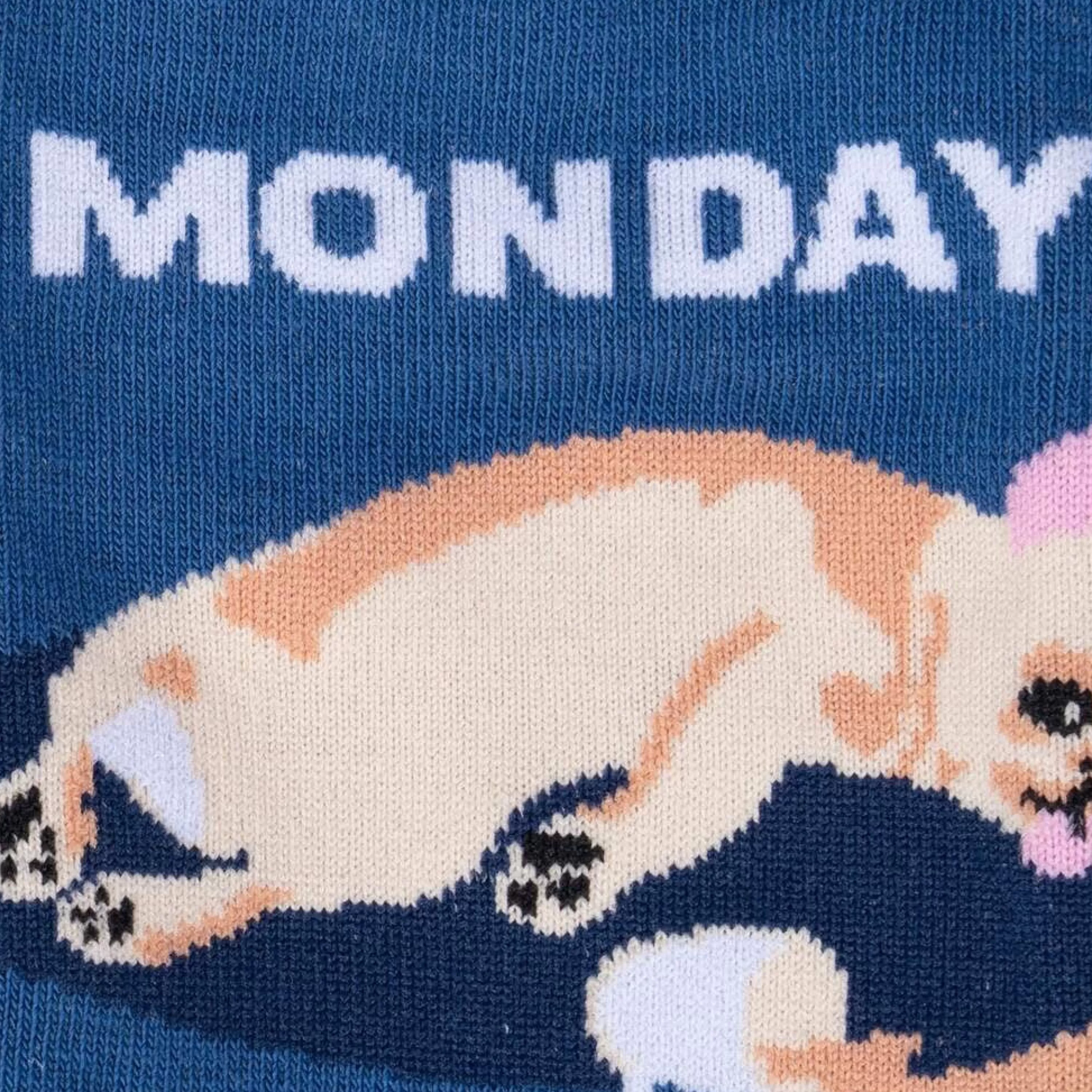 Store Sock It To Me Monday Mode, On Men's Crew Socks