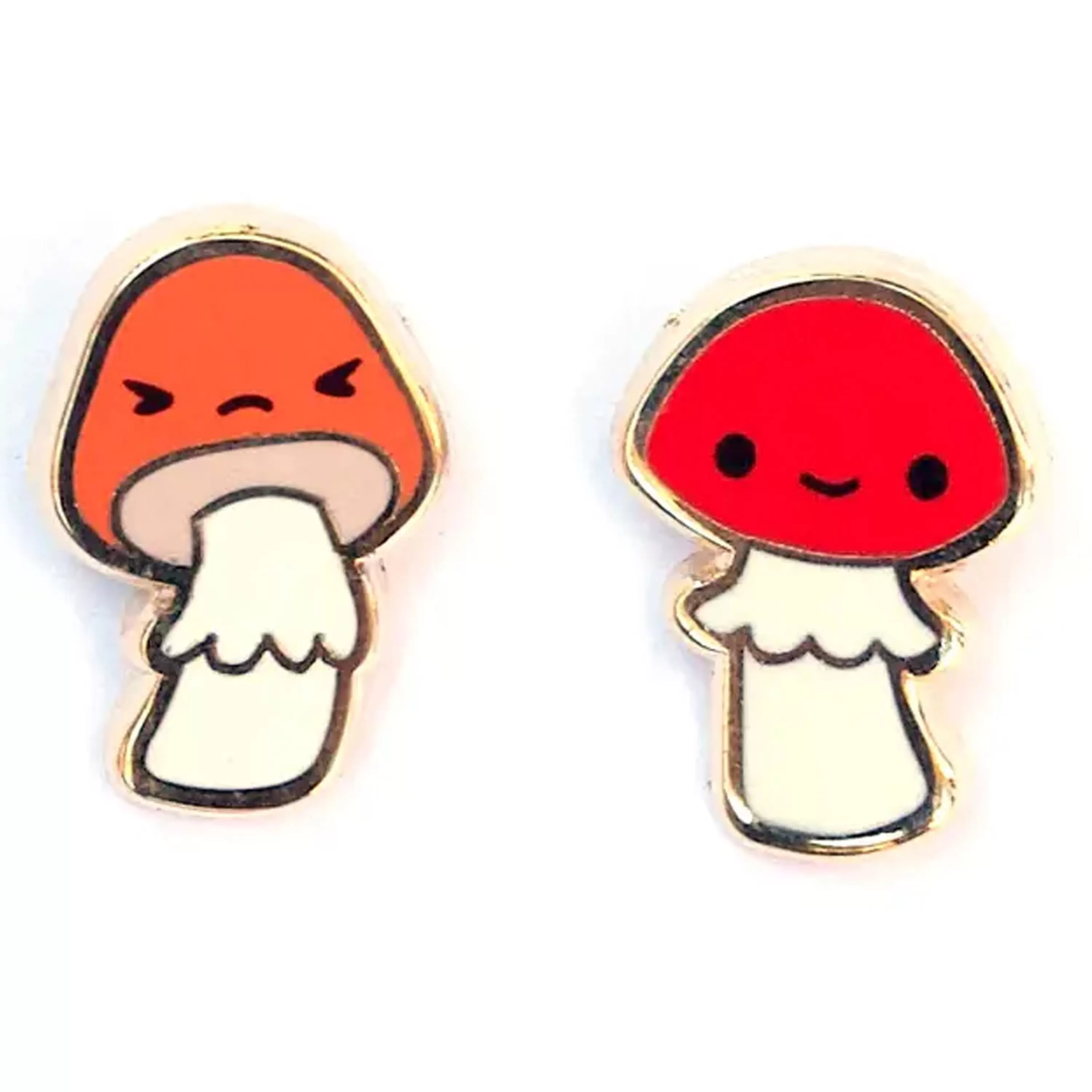 Outlet LuxCups Creative Mushroom Friend Earrings