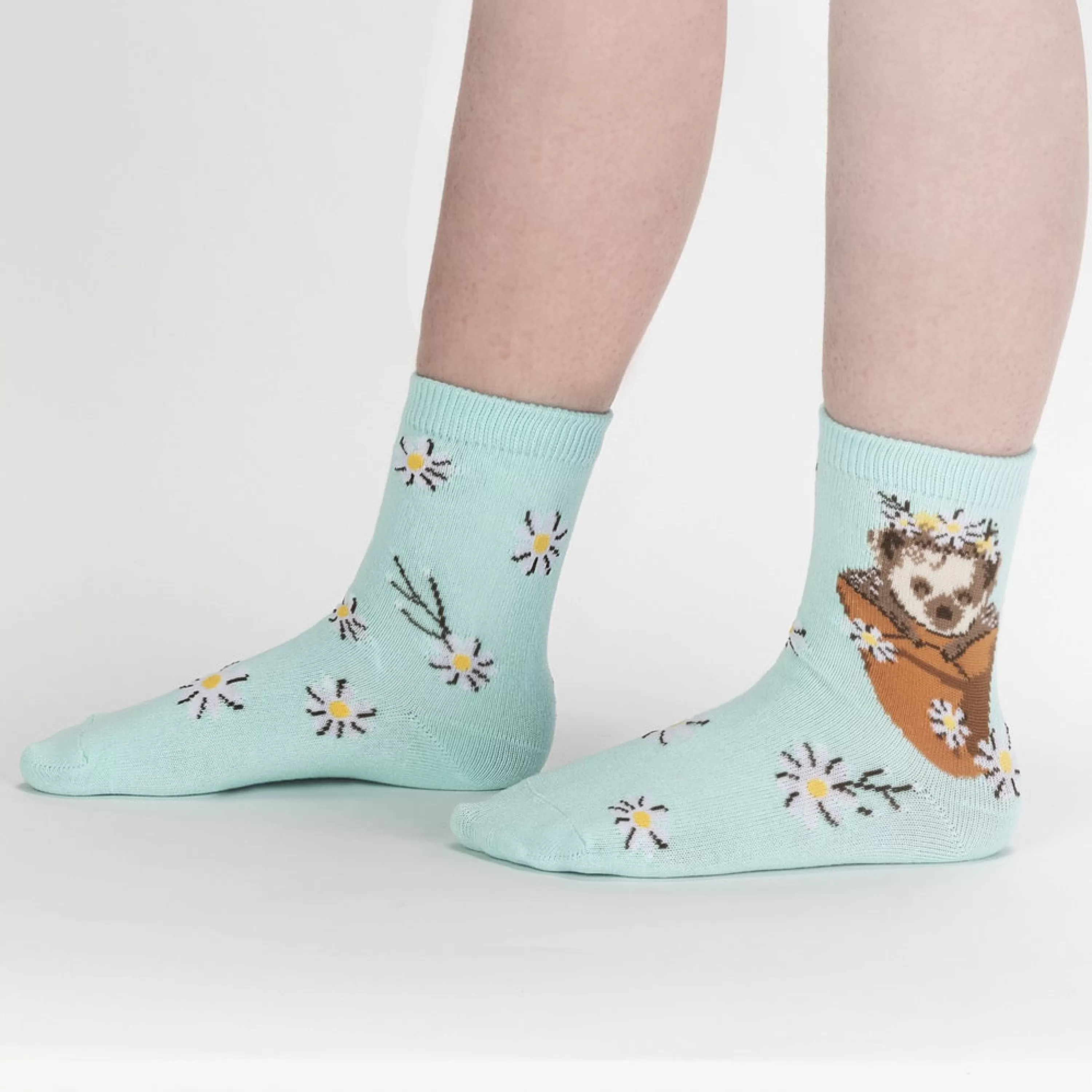 Sale Sock It To Me My Dear Hedgehog Junior Crew Socks