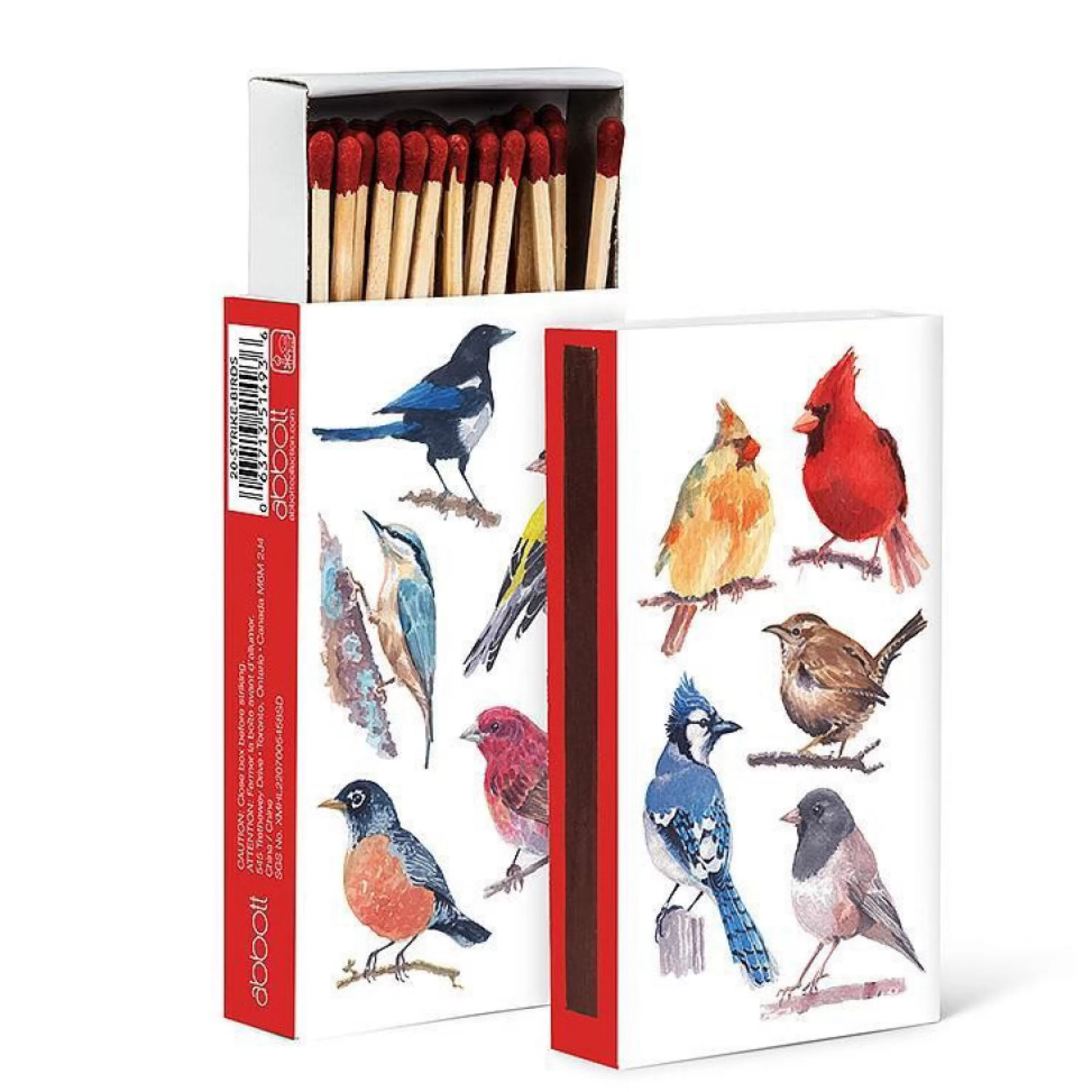 Hot Abbott Collection North American Birds Box Of Matches