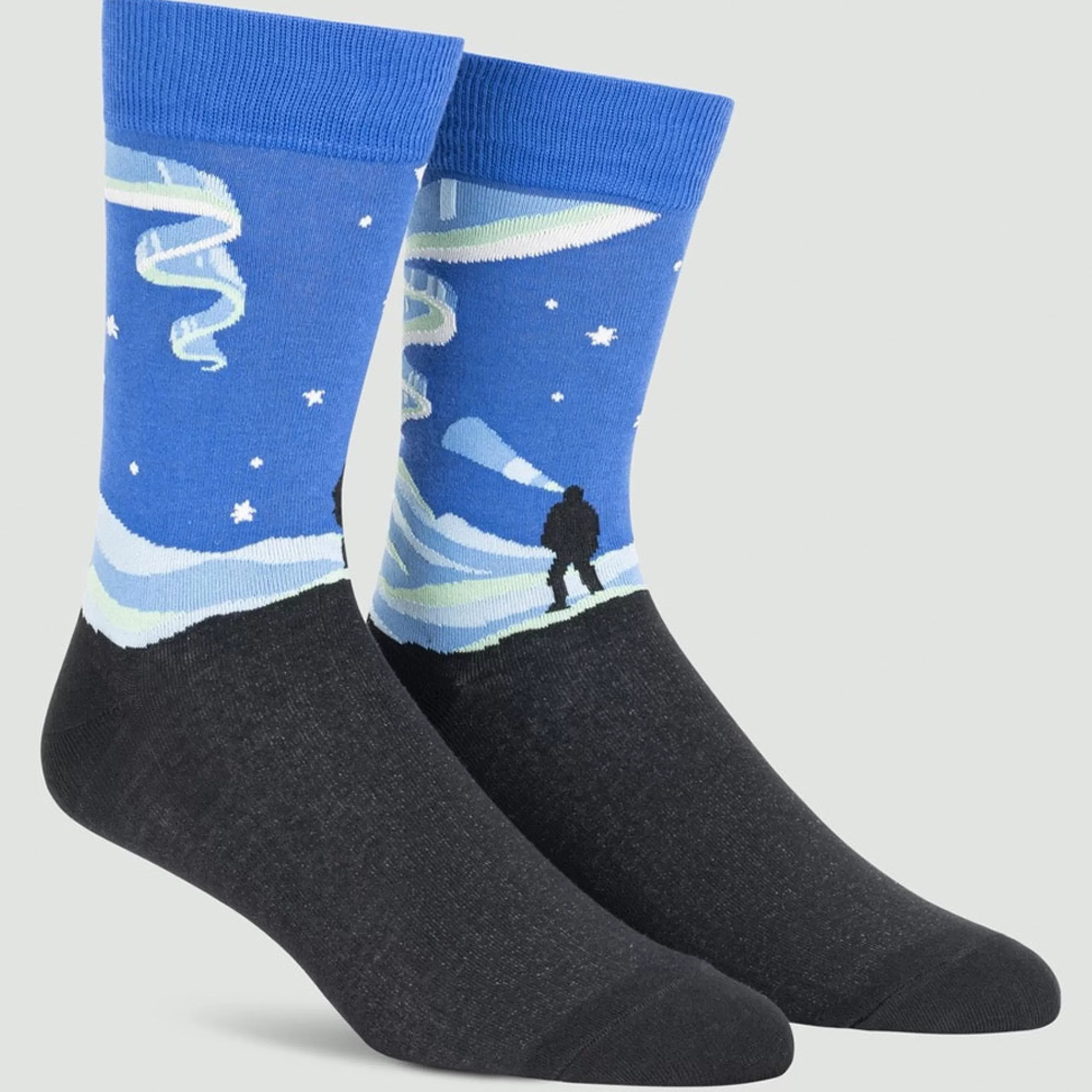 Best Sock It To Me Northern Lights Men's Crew Socks