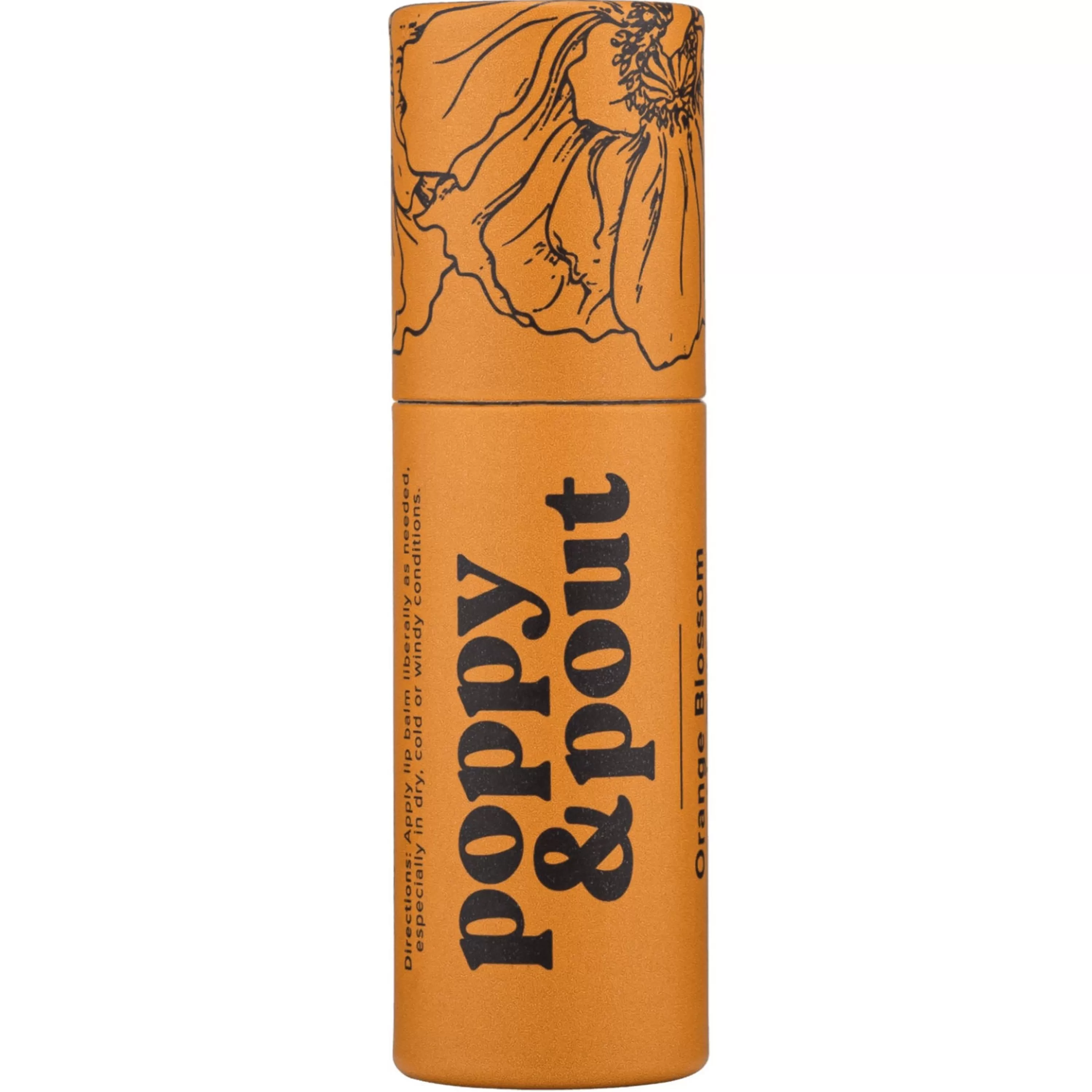 New Poppy & Pout Orange Blossom Lip Balm