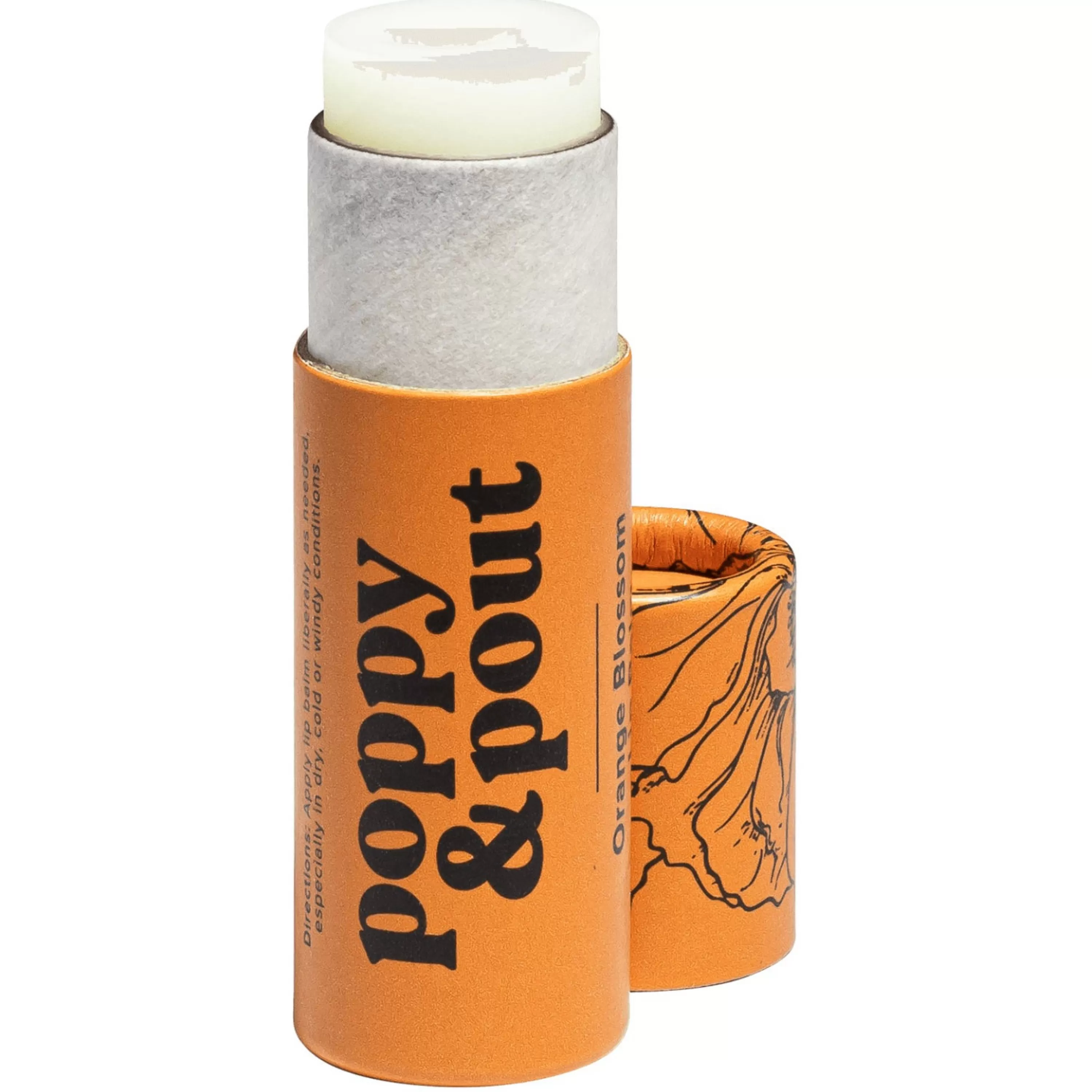 New Poppy & Pout Orange Blossom Lip Balm