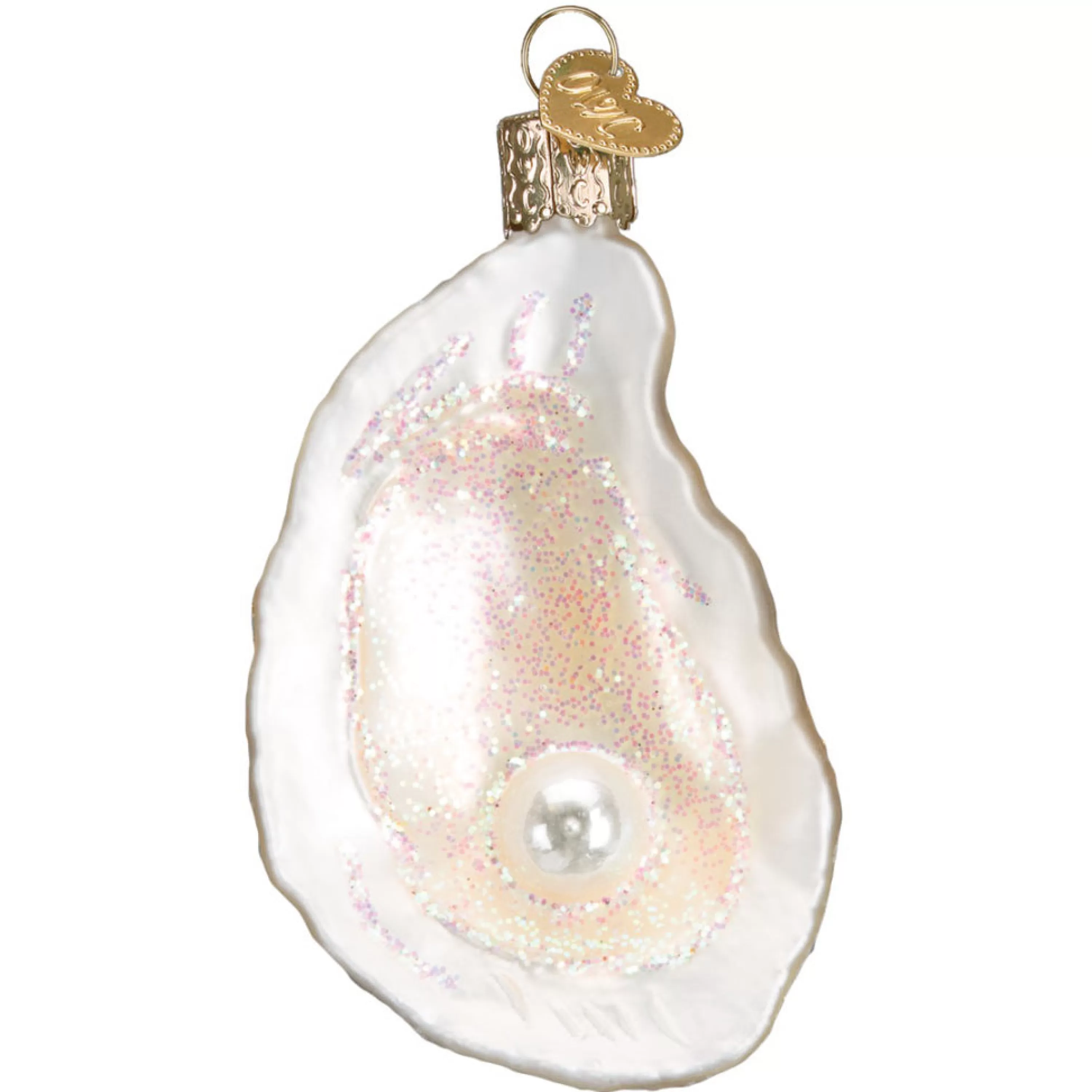 Old World Christmas Oyster With Pearl Ornament