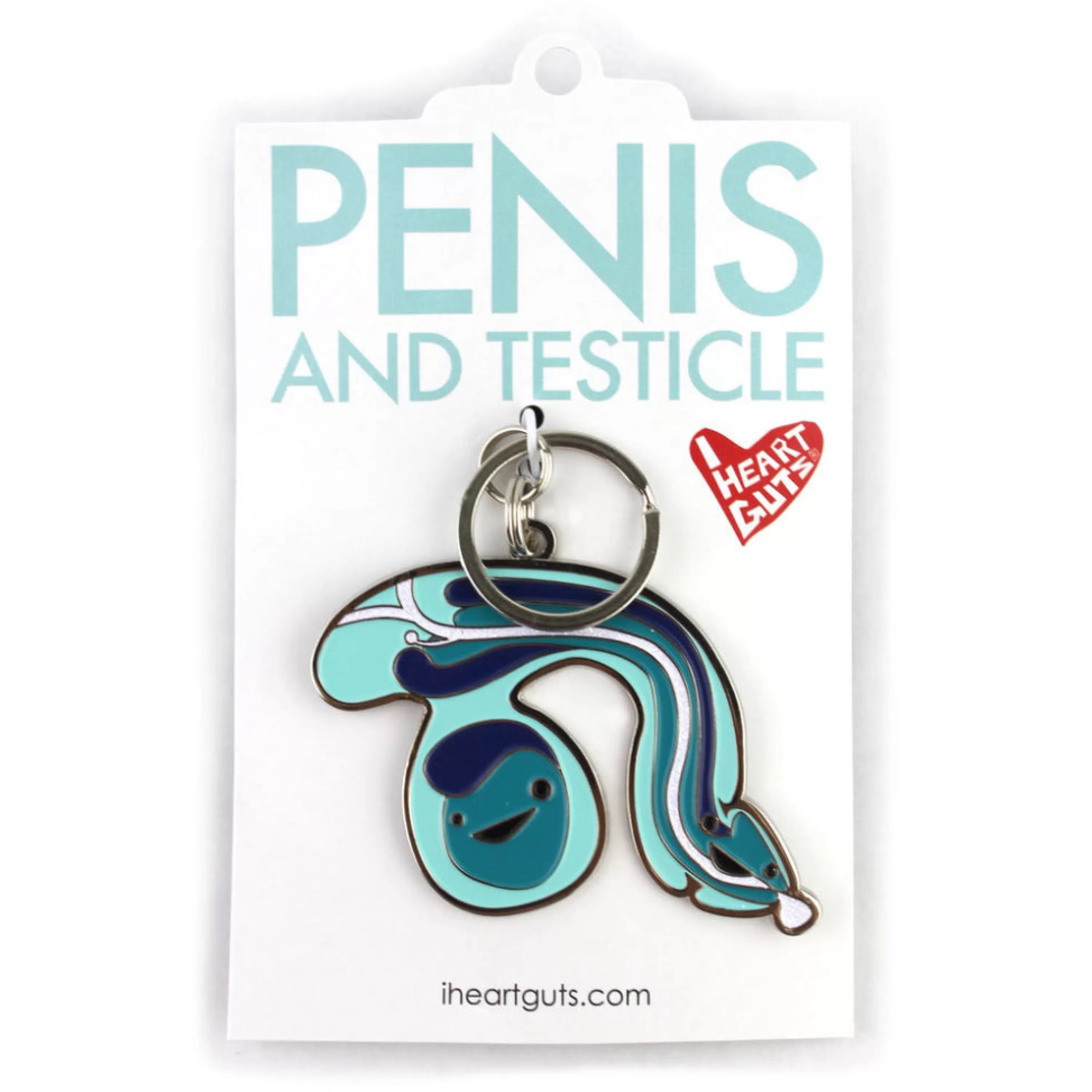 Flash Sale I Heart Guts Penis Keychain