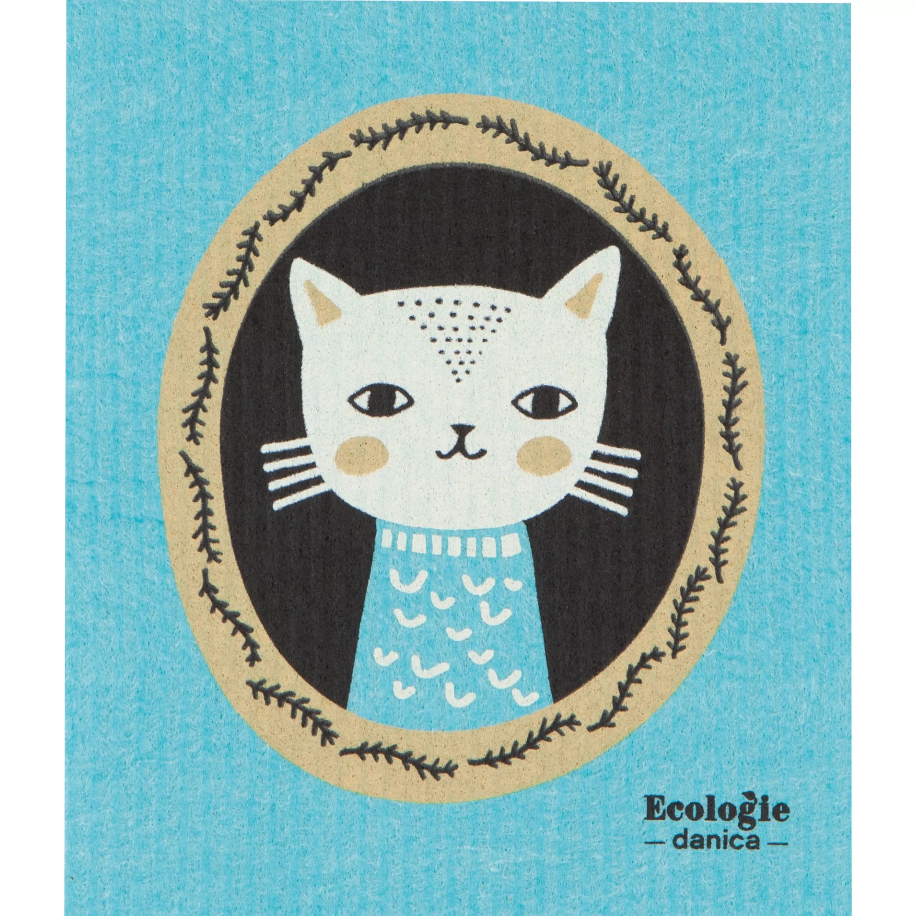 Store Danica Picture Purrfect Swedish Sponge Cloth