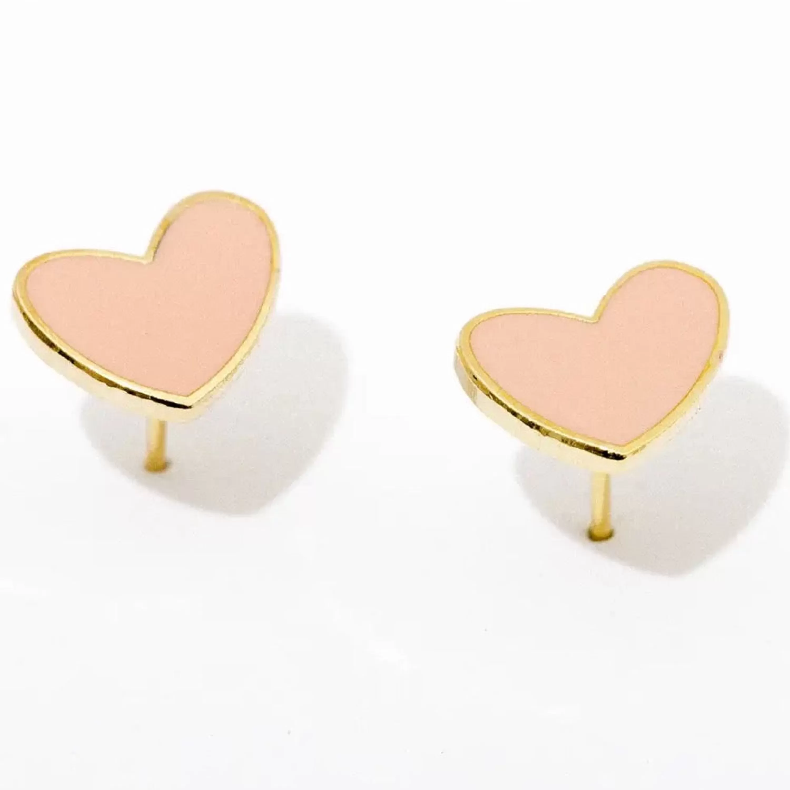 Online Larissa Loden Pink Heart Post Earrings