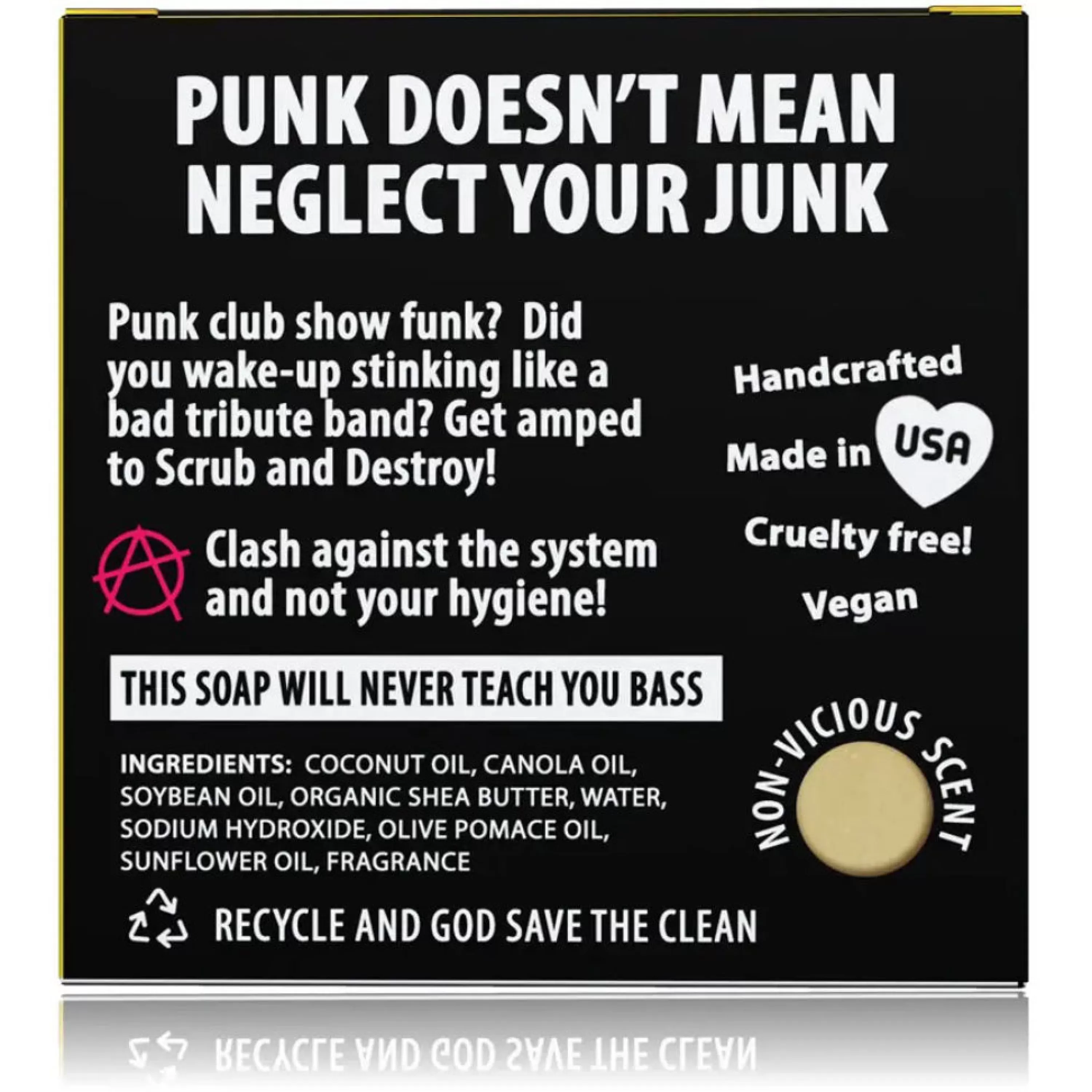 Online Totally Cheesy Please Wash The Buttocks Punk Rock Soap