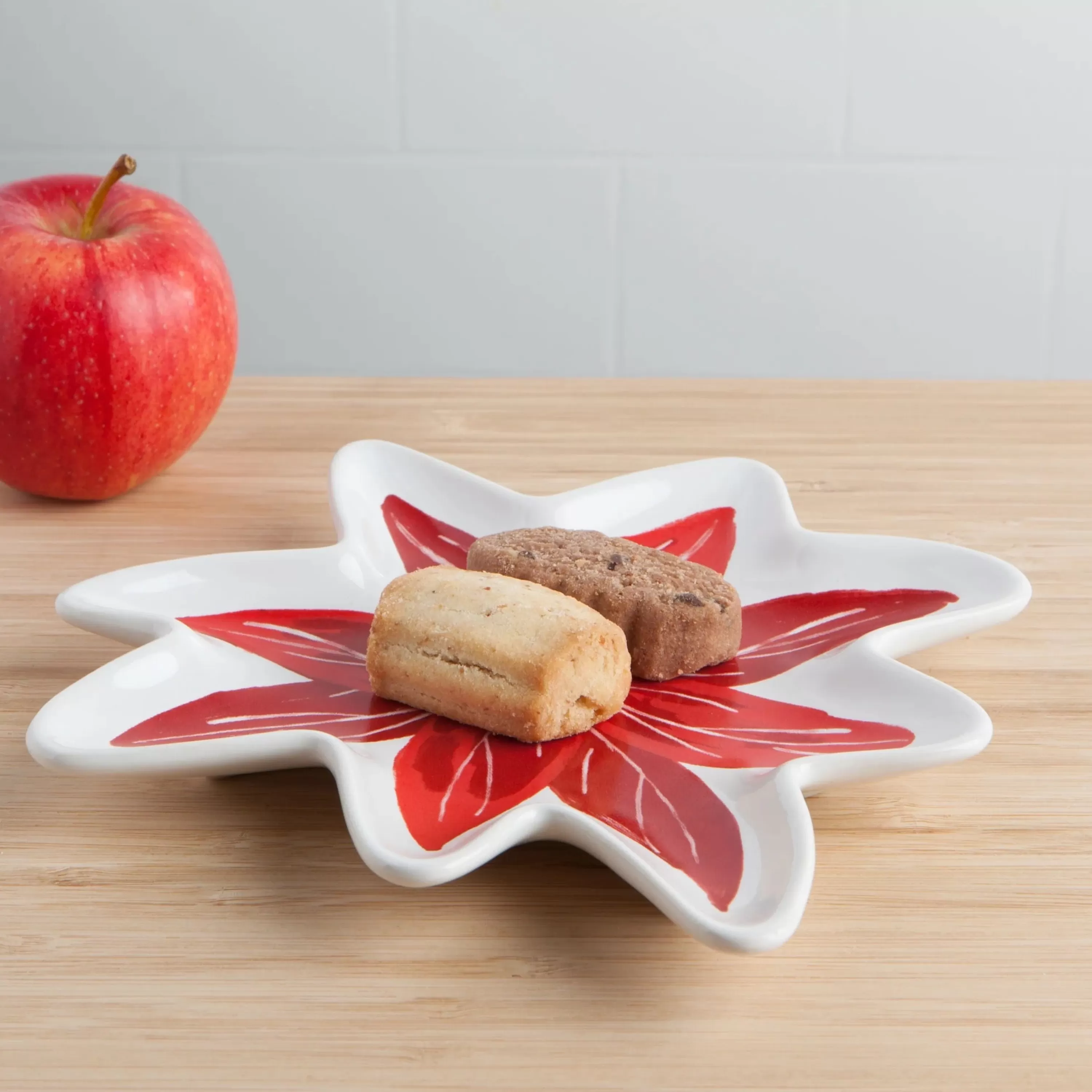 Danica Poinsettia Shaped Dish