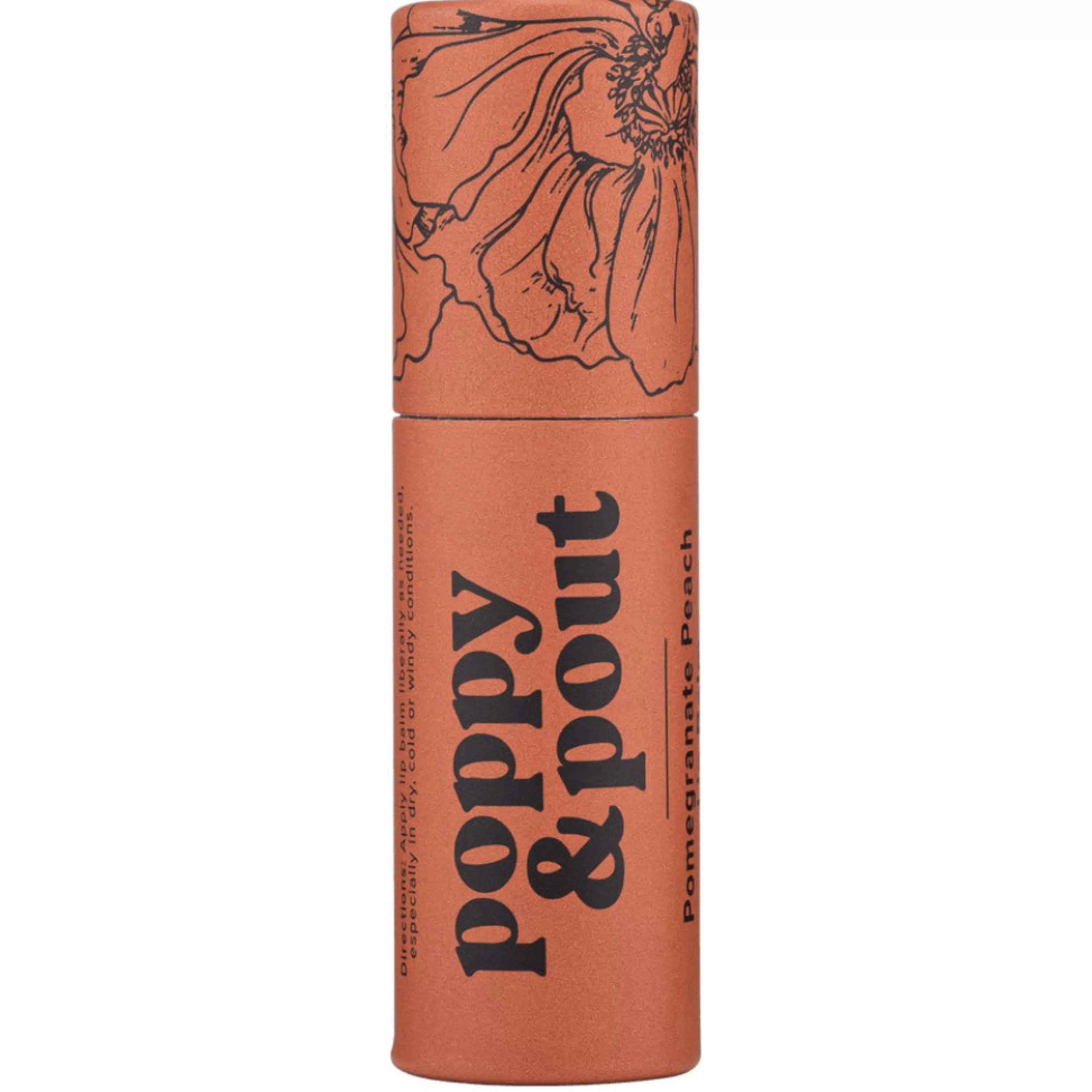 Fashion Poppy & Pout Pomegranate Peach Lip Balm