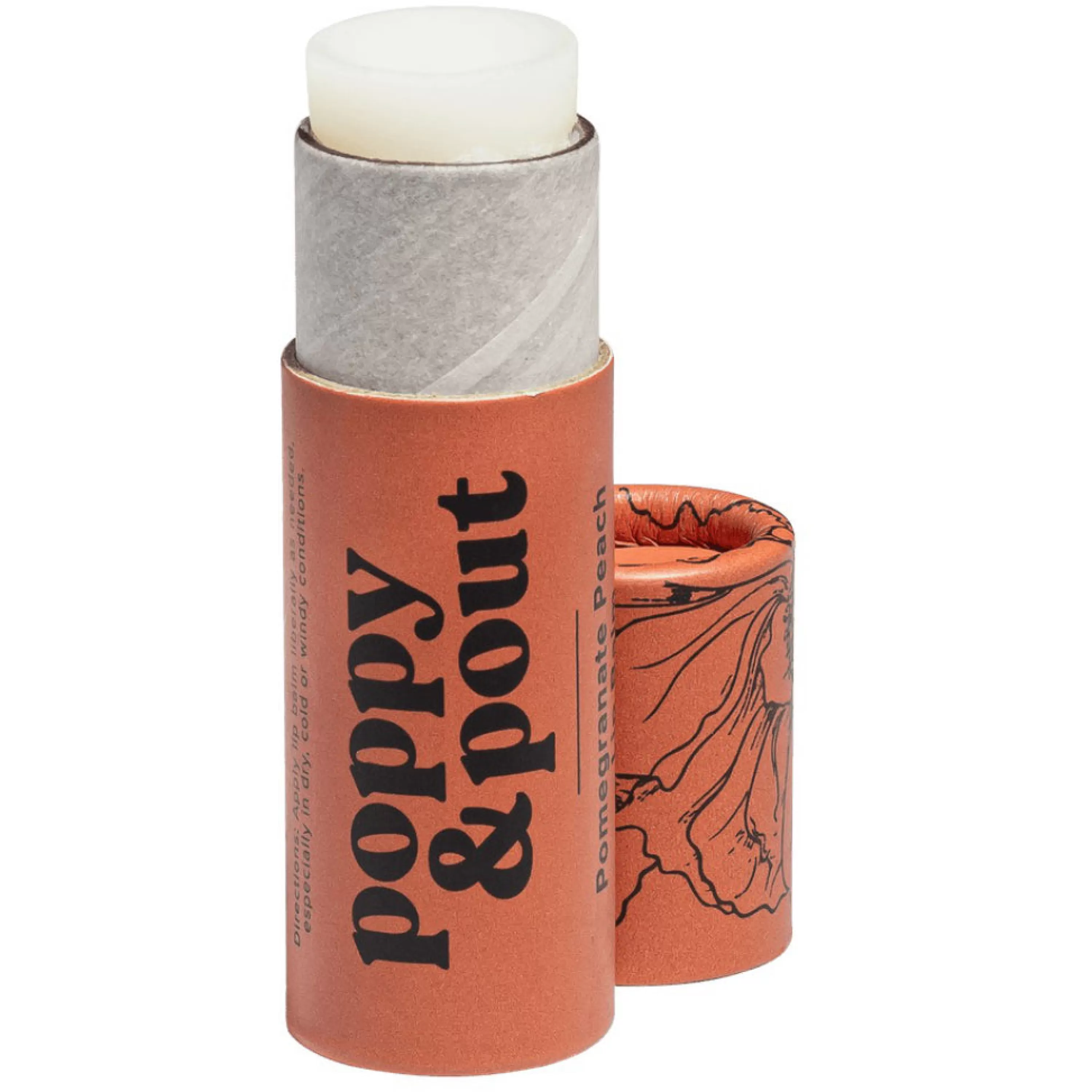 Fashion Poppy & Pout Pomegranate Peach Lip Balm