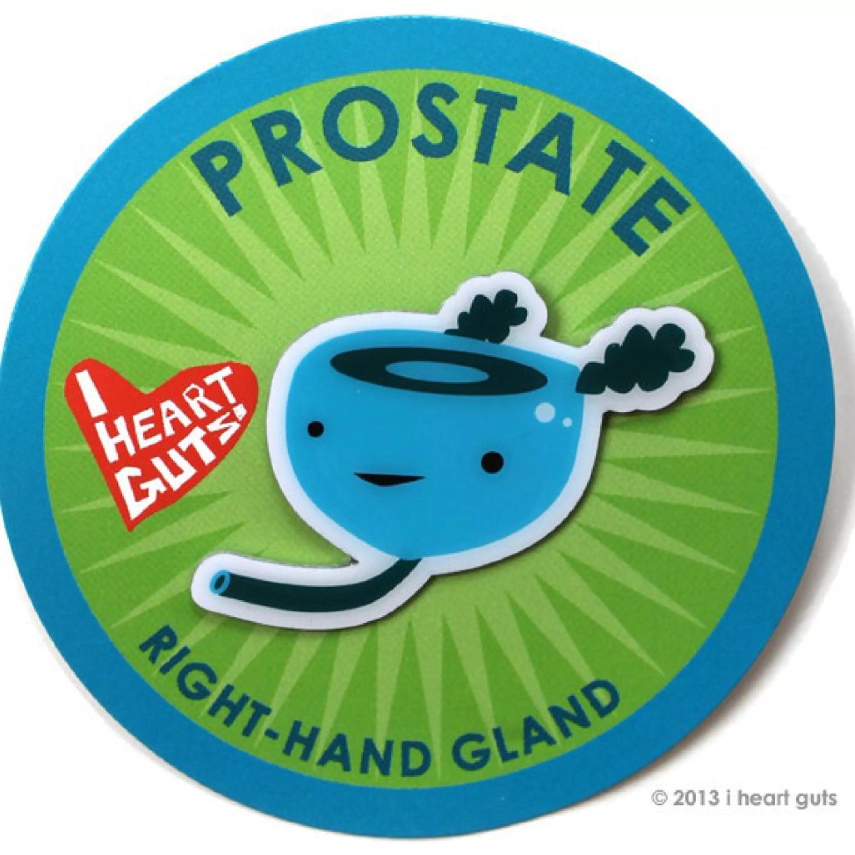 Online I Heart Guts Prostate Lapel Pin