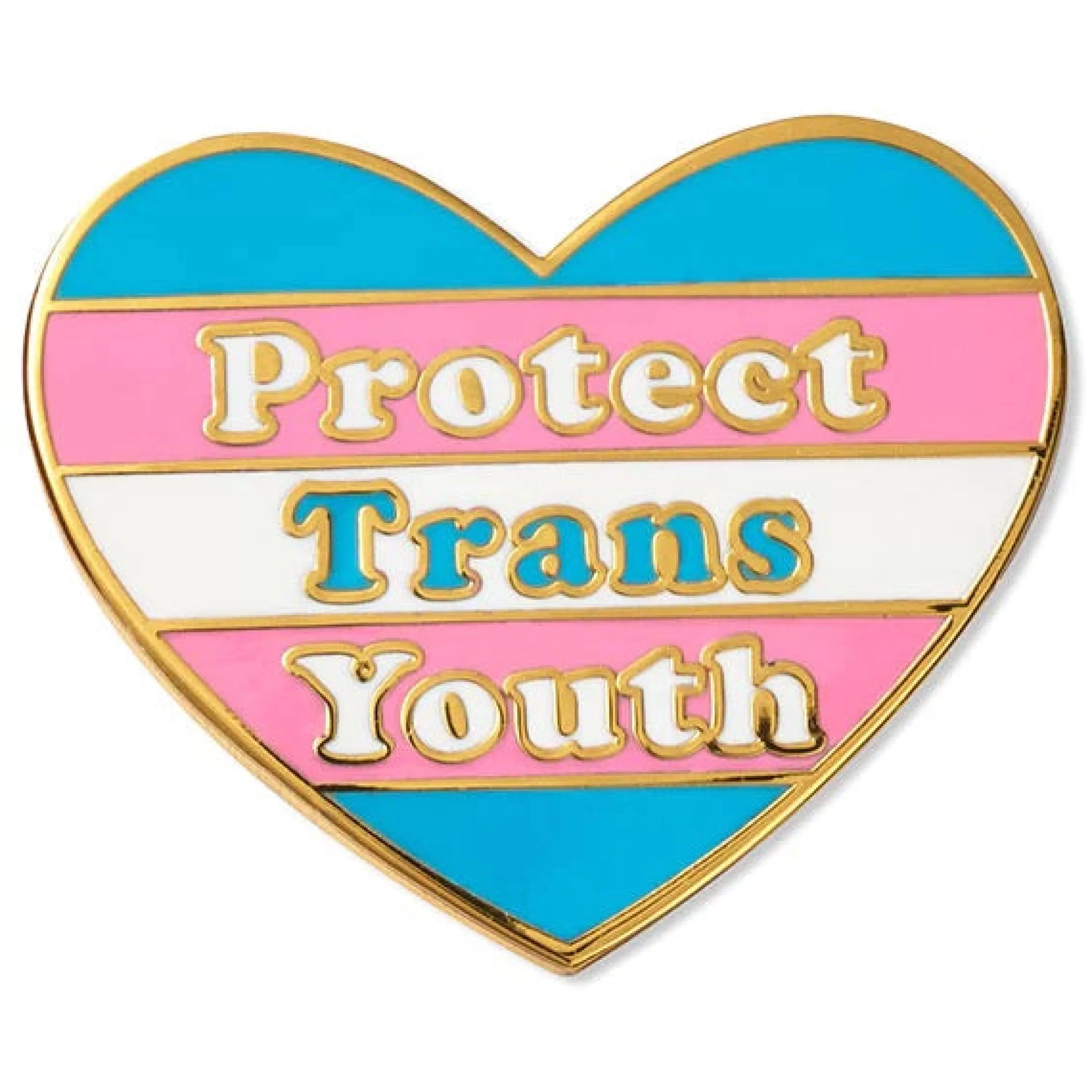 Cheap The Found Protect Trans Youth Pin