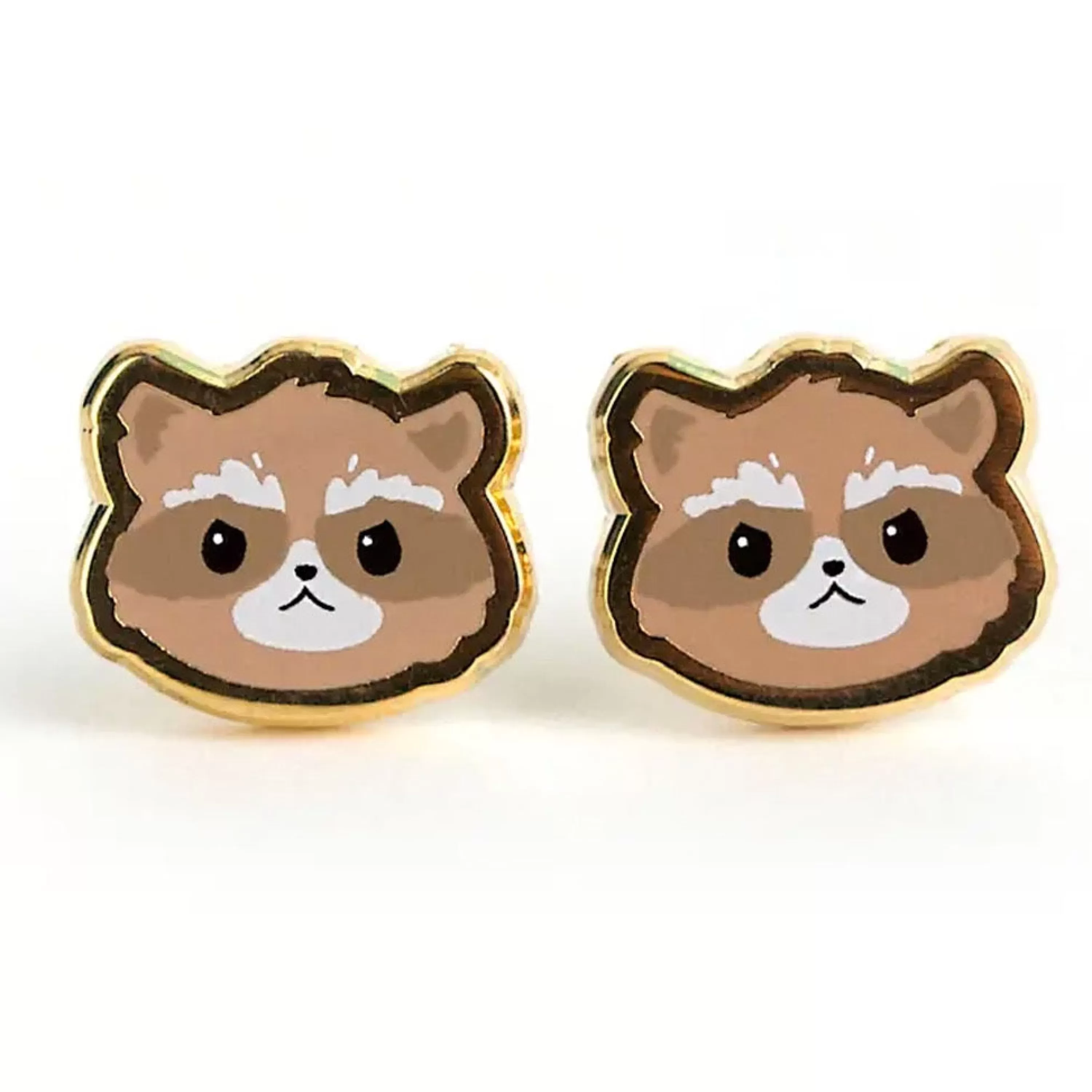 Outlet LuxCups Creative Raccoon Earrings