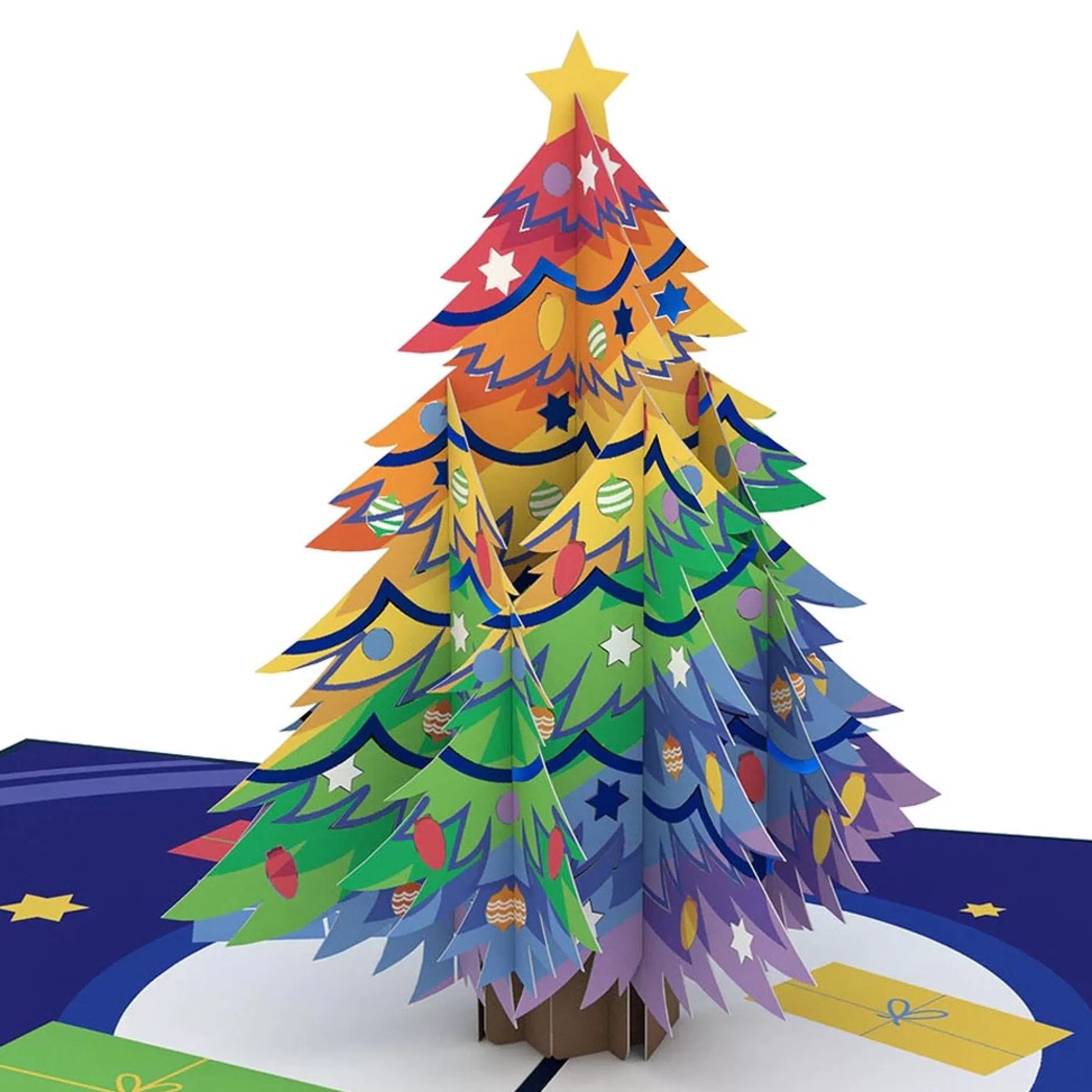 Lovepop Rainbow Christmas Tree 3D Pop Up Card