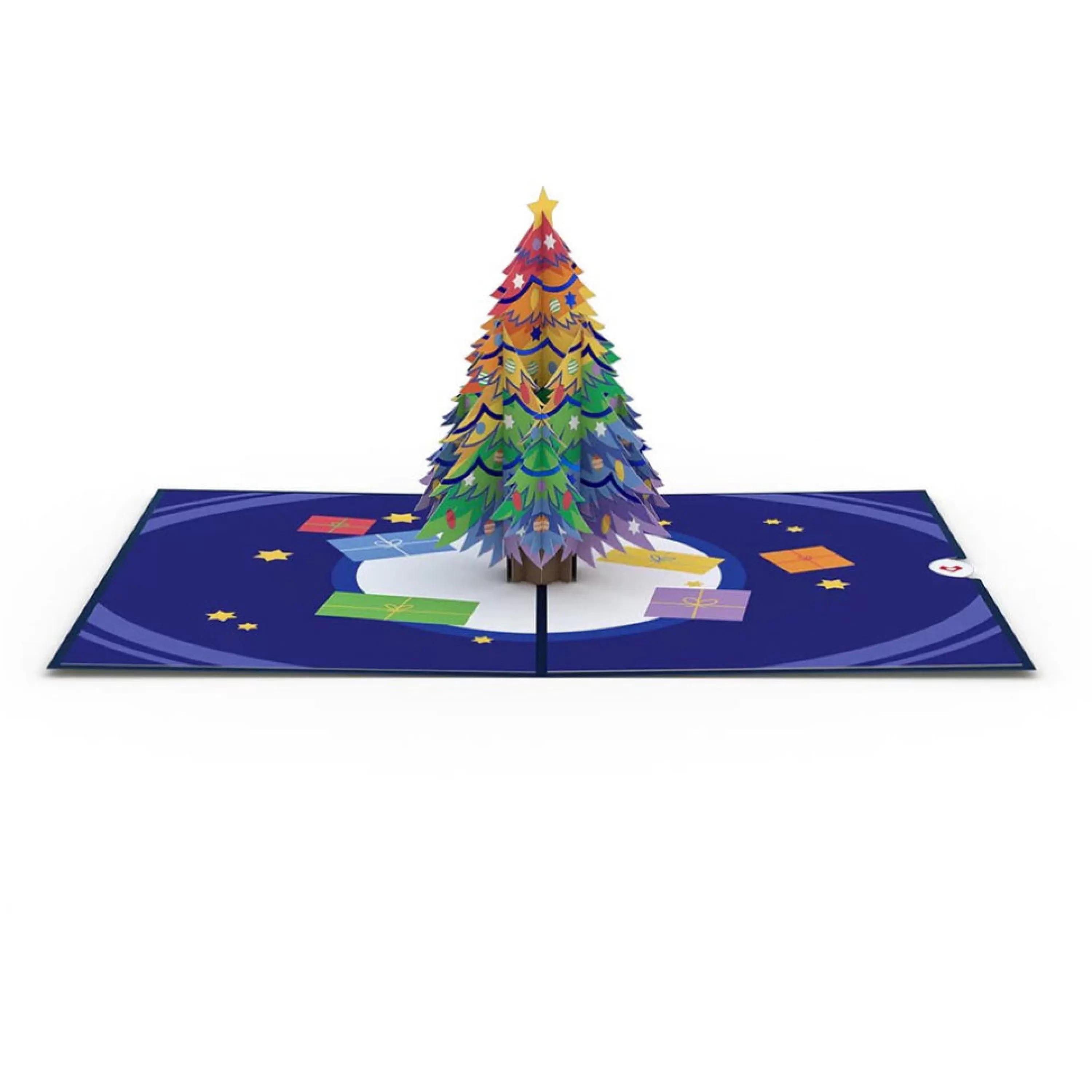 Lovepop Rainbow Christmas Tree 3D Pop Up Card