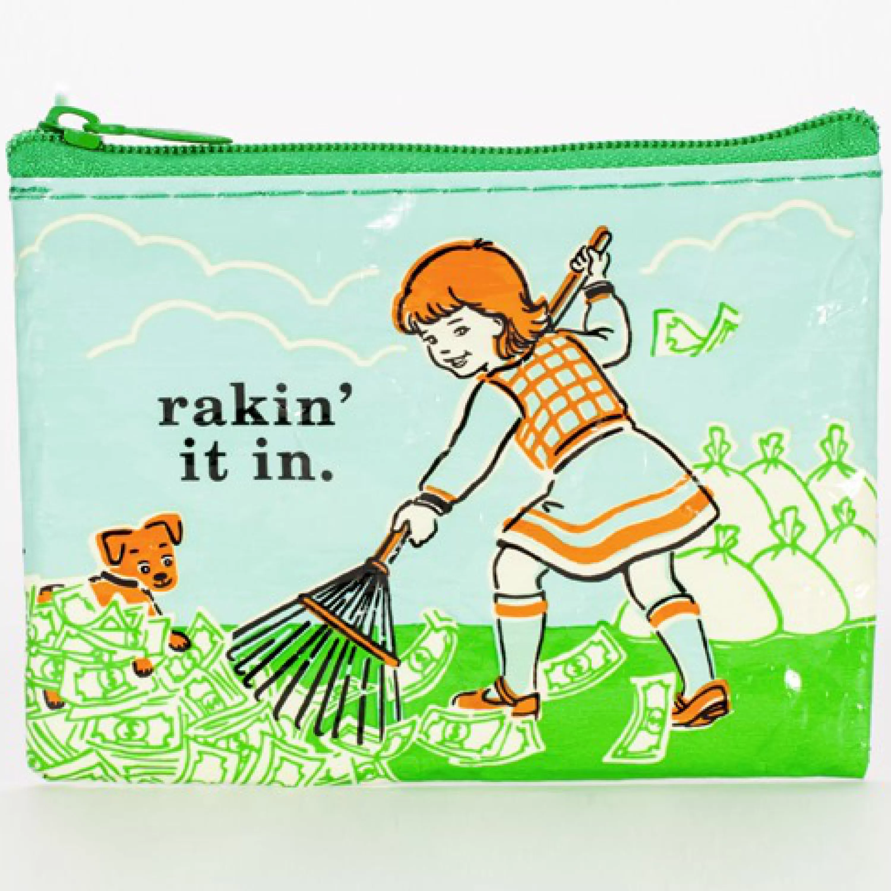 Store Blue Q Rakin' It In Coin Purse