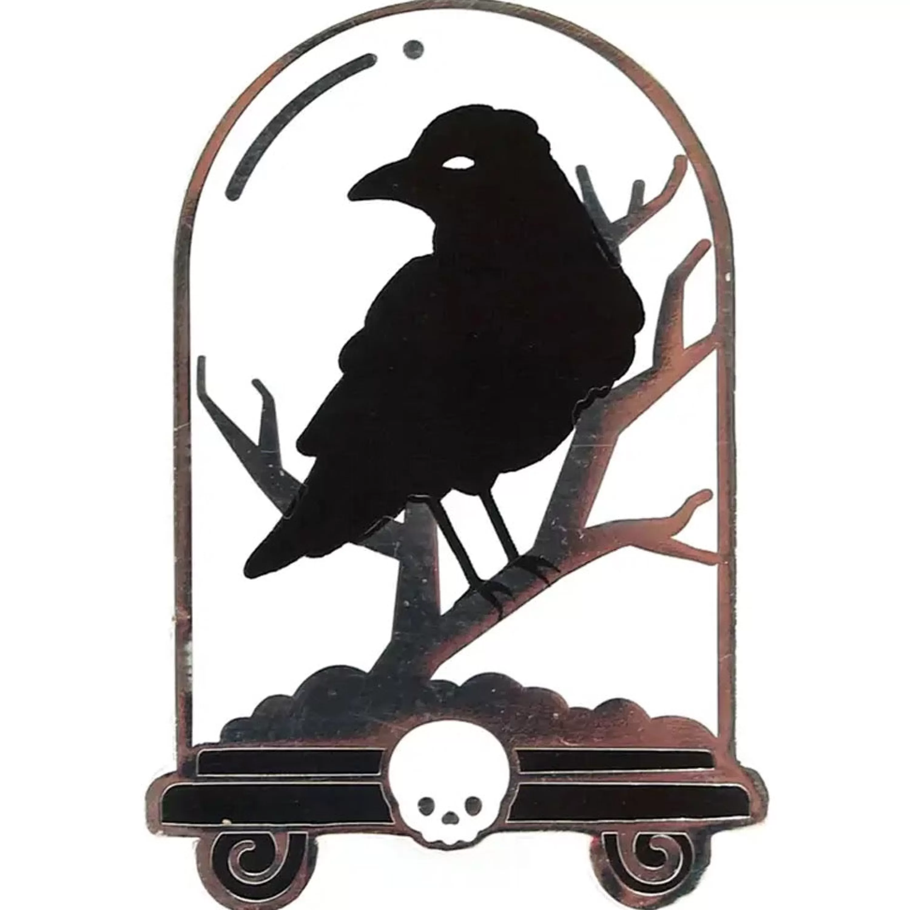 Best LuxCups Creative Raven Cloche Pin