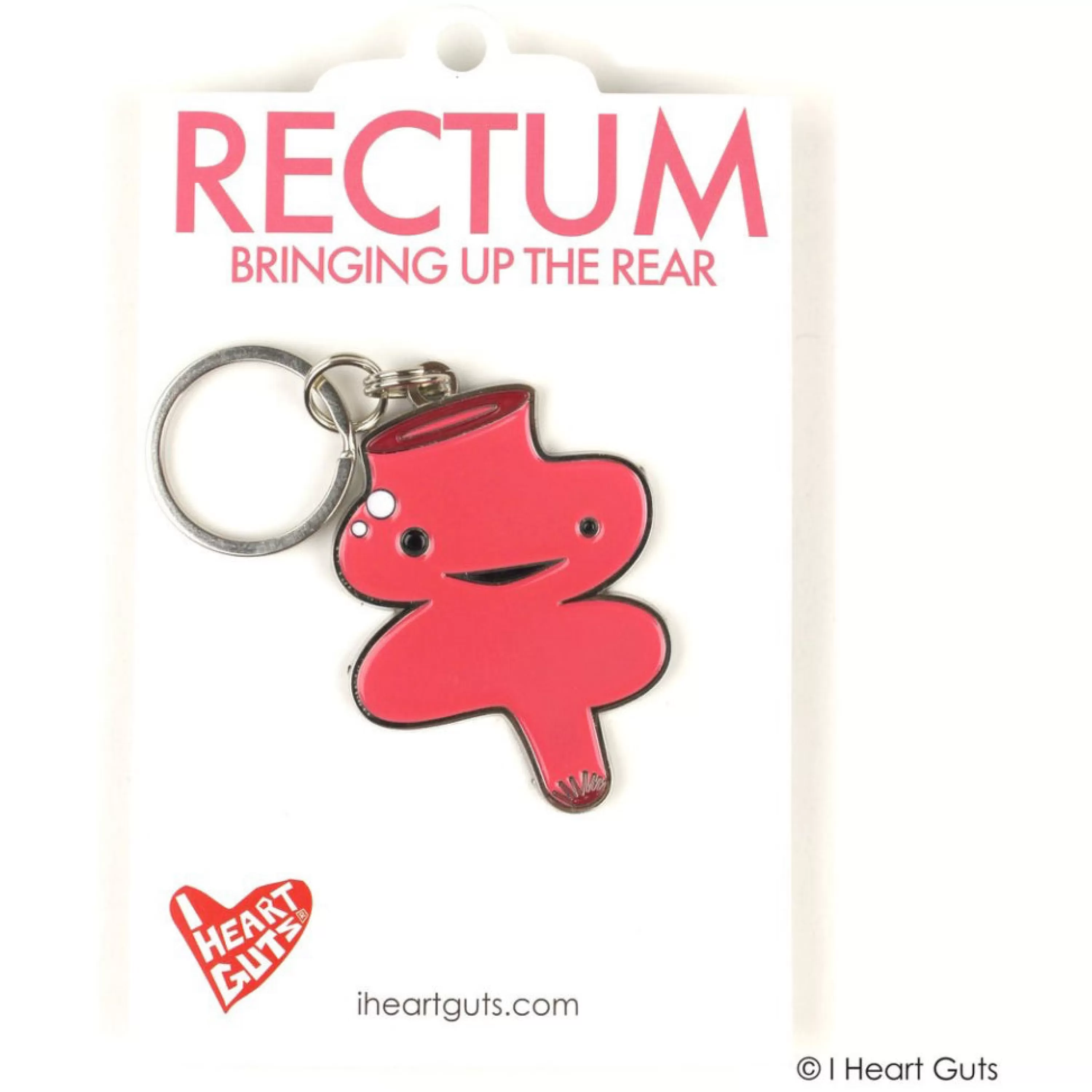 Shop I Heart Guts Rectum Keychain