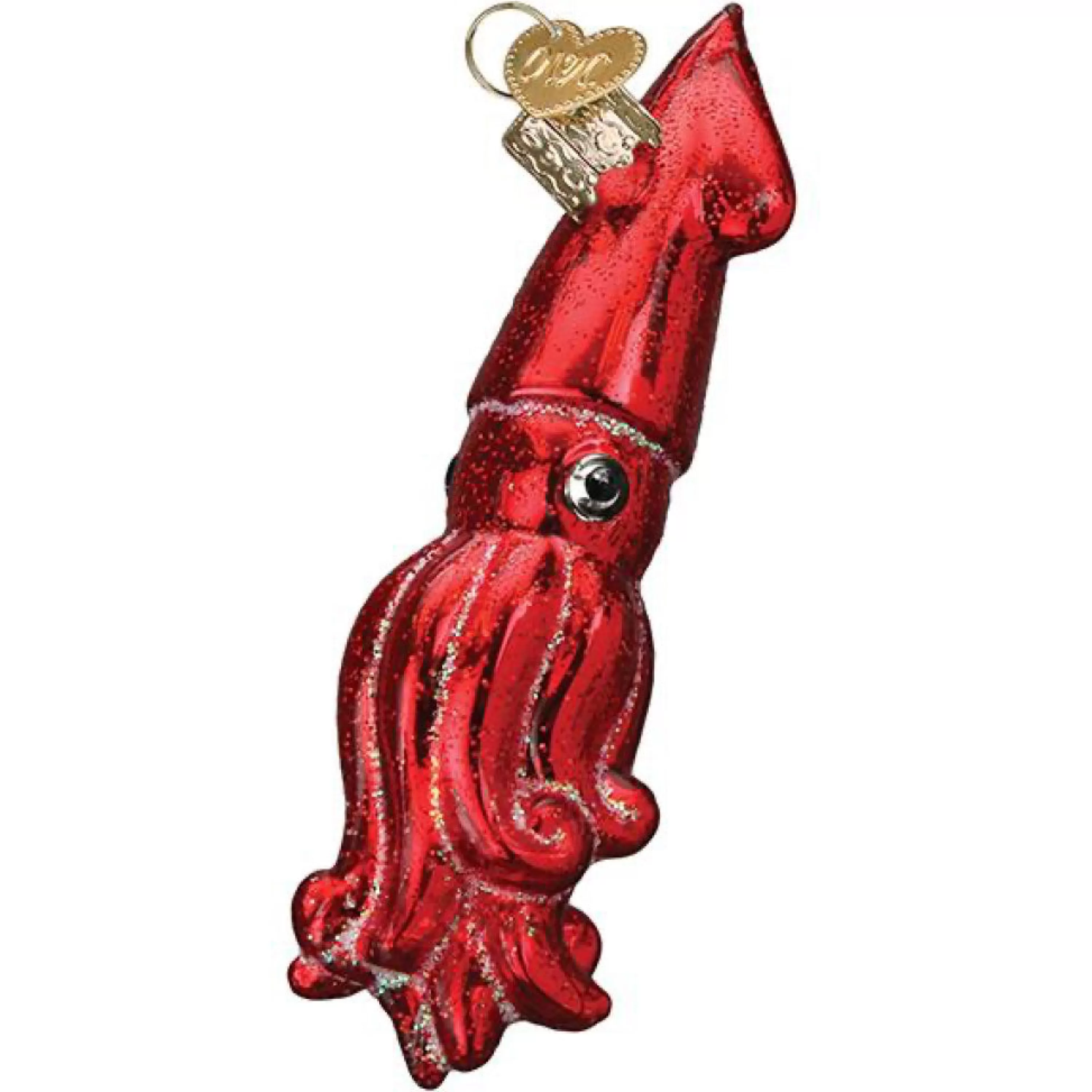 Old World Christmas Red Squid Ornament