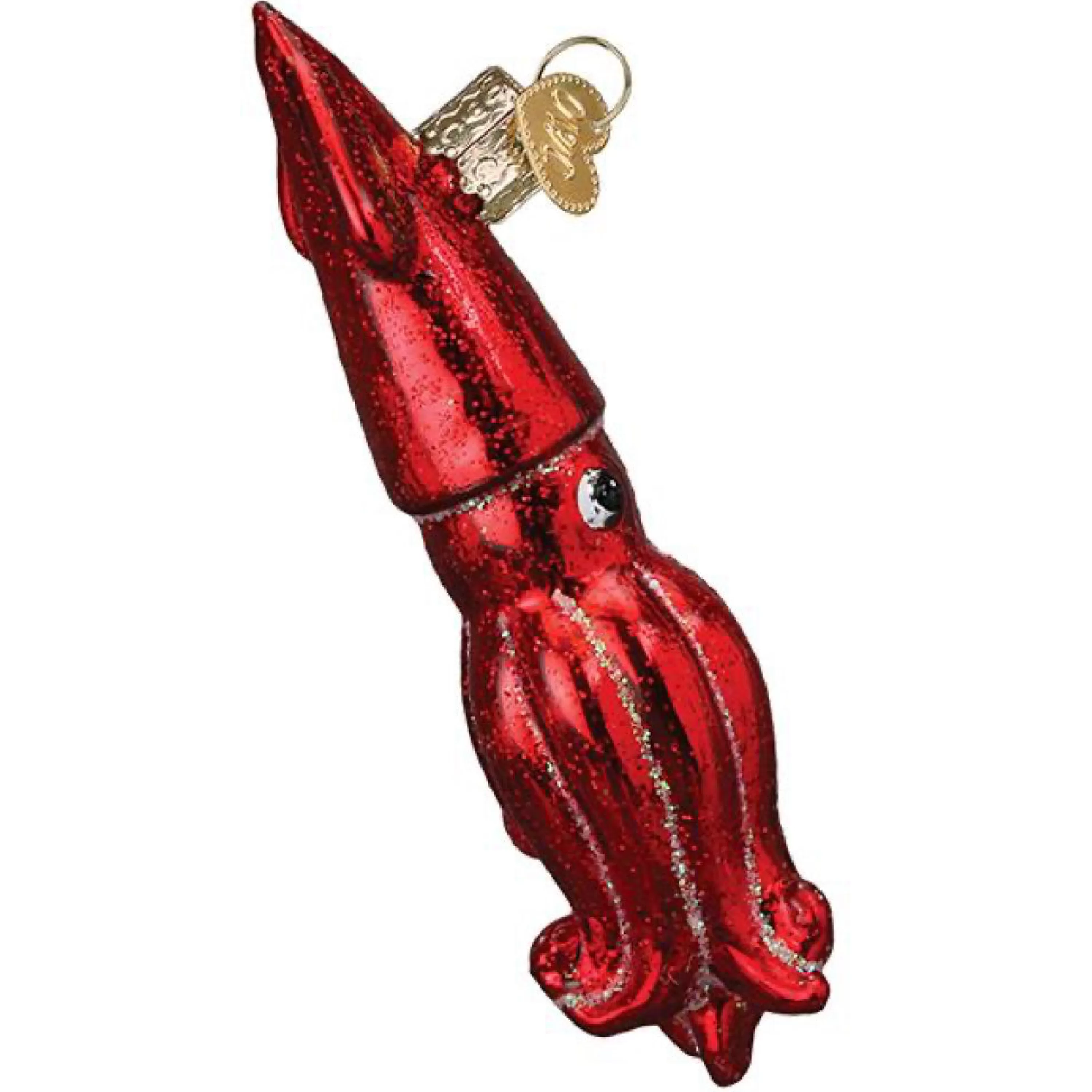 Old World Christmas Red Squid Ornament