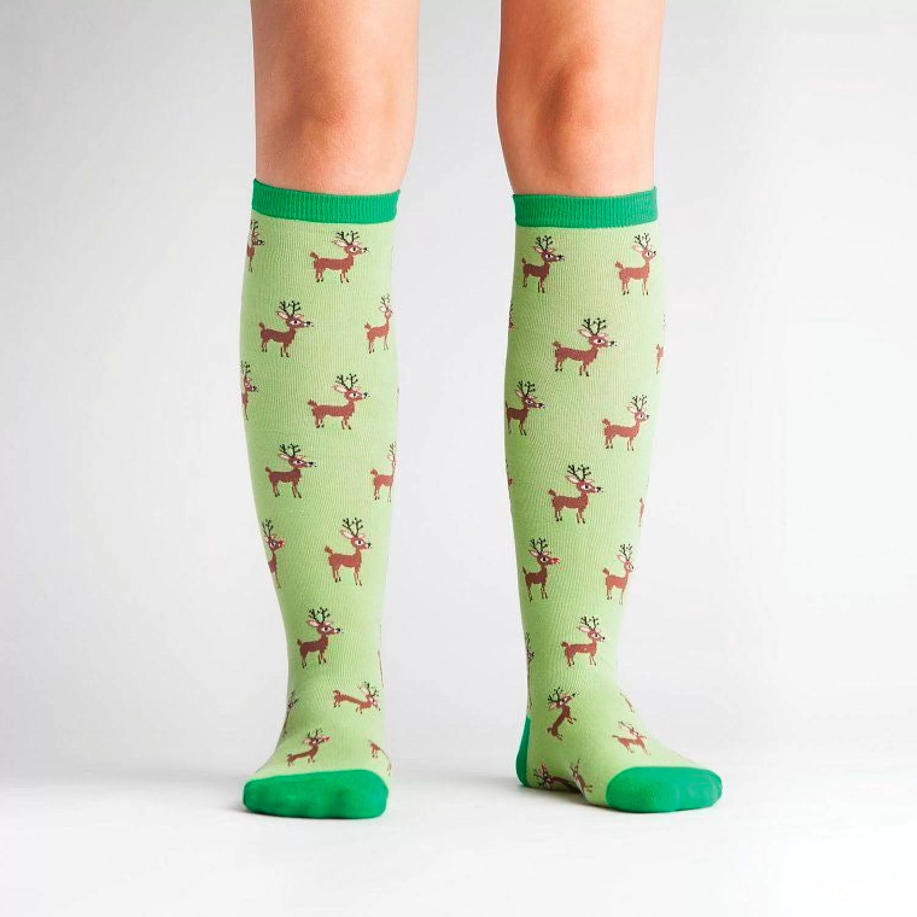 Sock It To Me Reindeer Games Knee High Socks