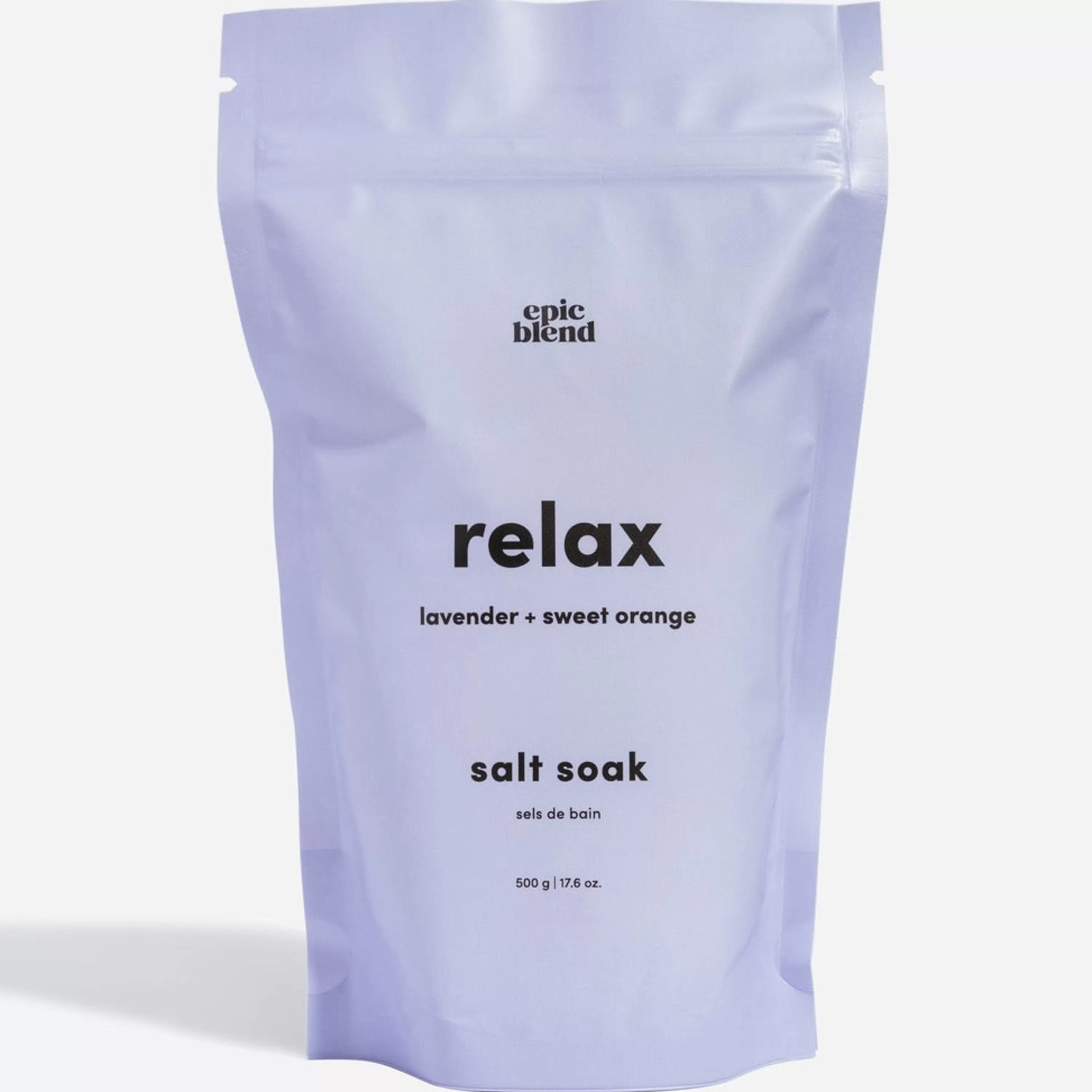 Shop Epic Blend Relax Bath Salt Soak 500G