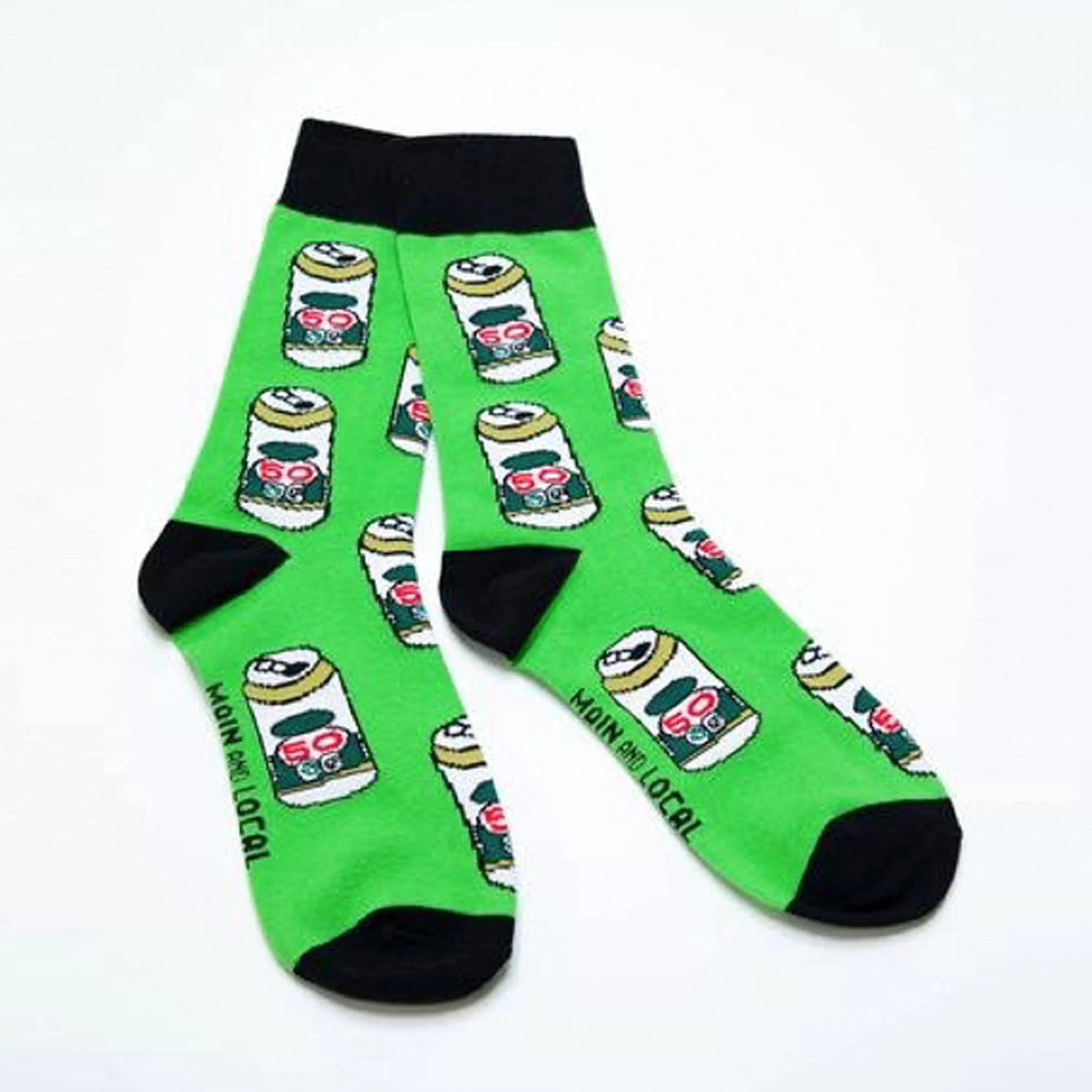 Clearance Main and Local Retro Beer Can Socks