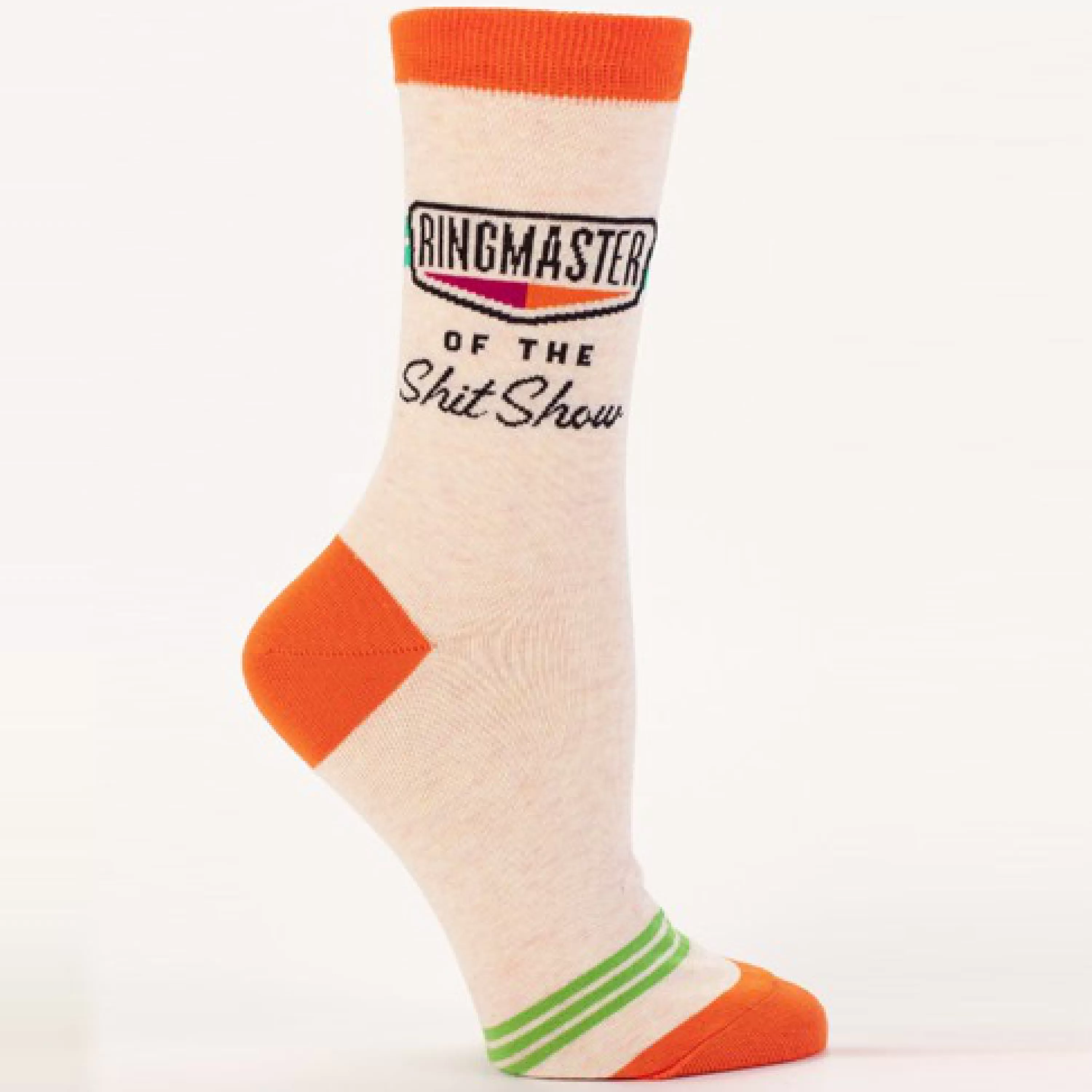 Hot Blue Q Ringmaster Shitshow Socks