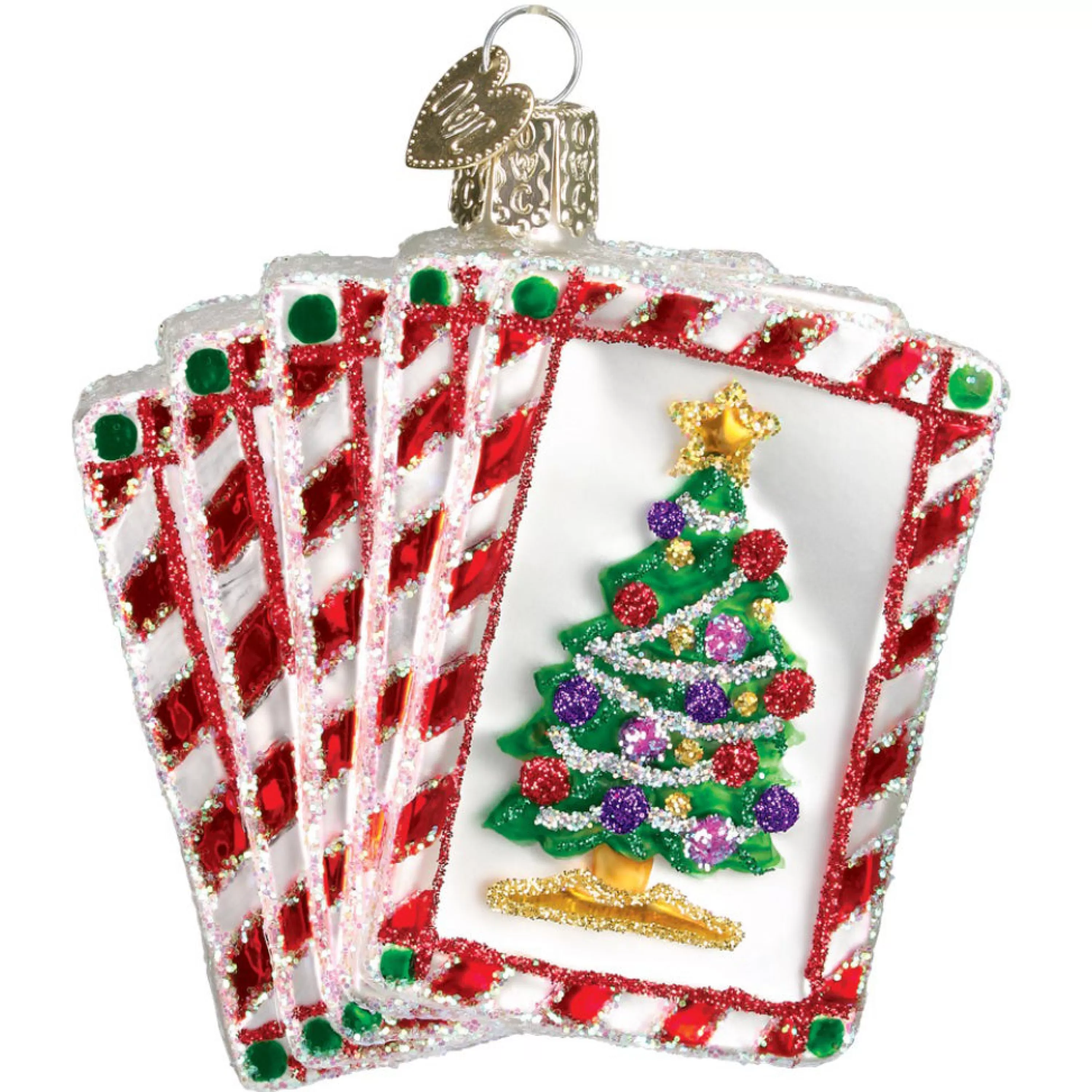 Old World Christmas Royal Flush Ornament