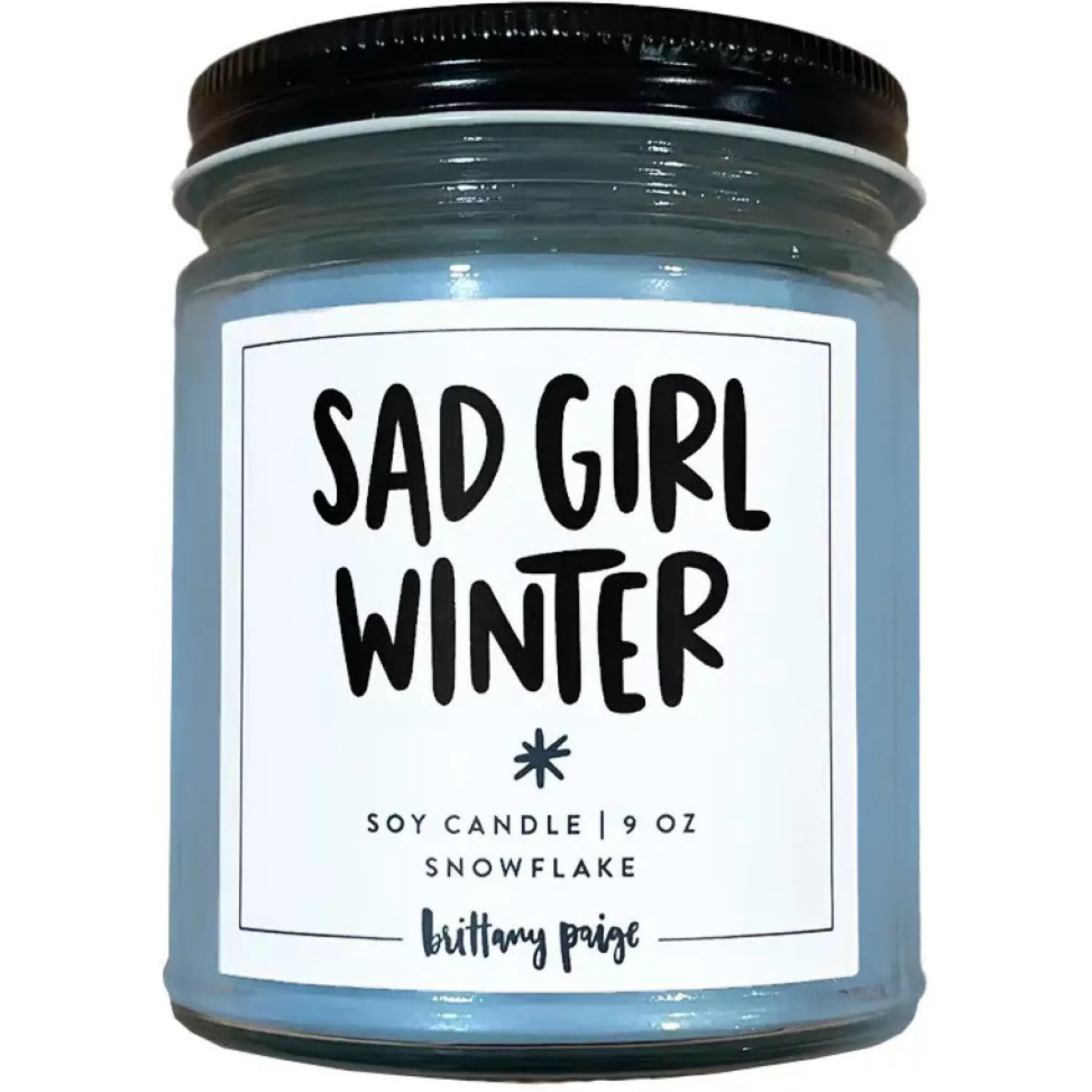 Hot Brittany Paige Sad Girl Winter Candle