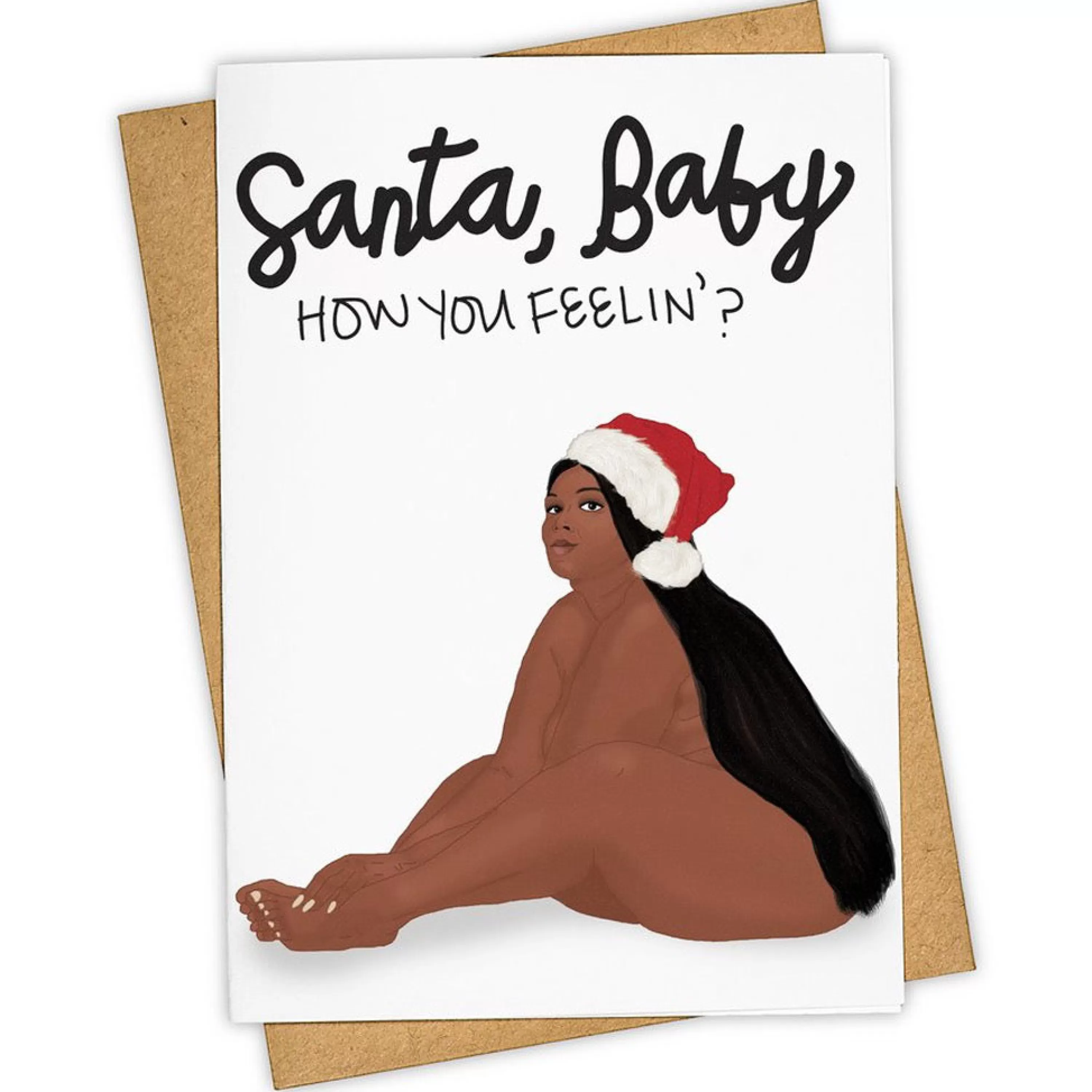 Tay Ham Santa Baby Lizzo Holiday Card