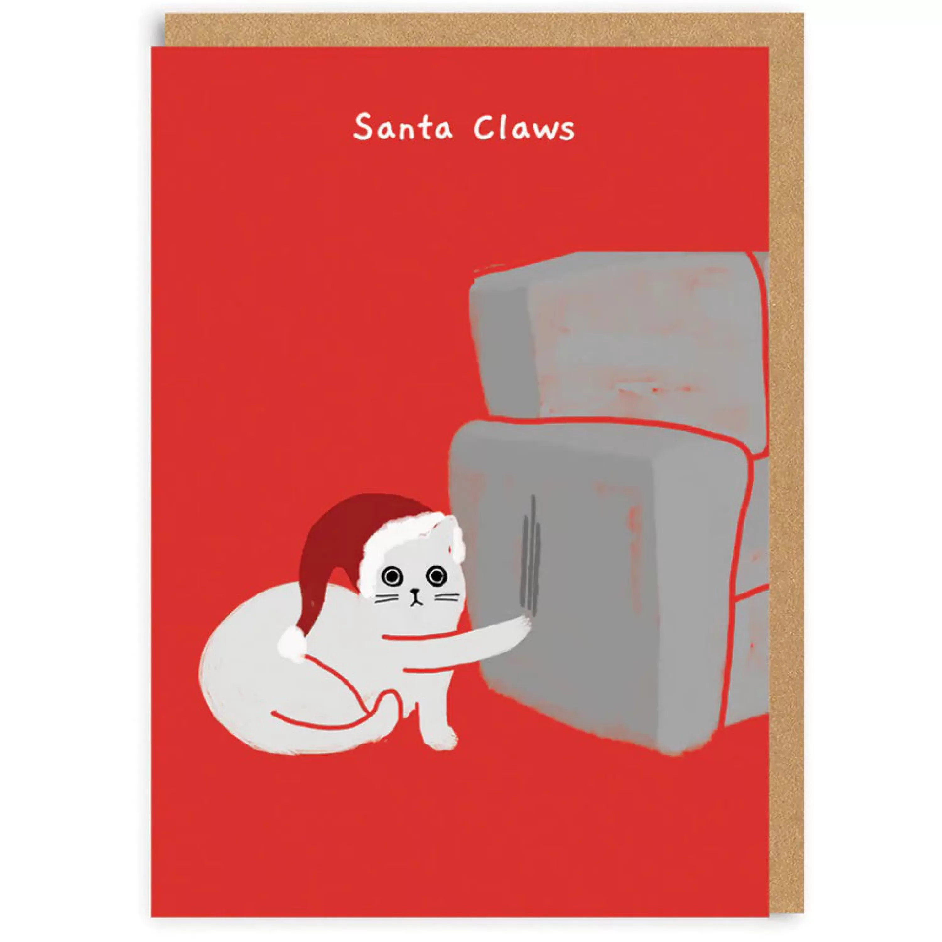 Ohh Deer Santa Claws The Furniture Card