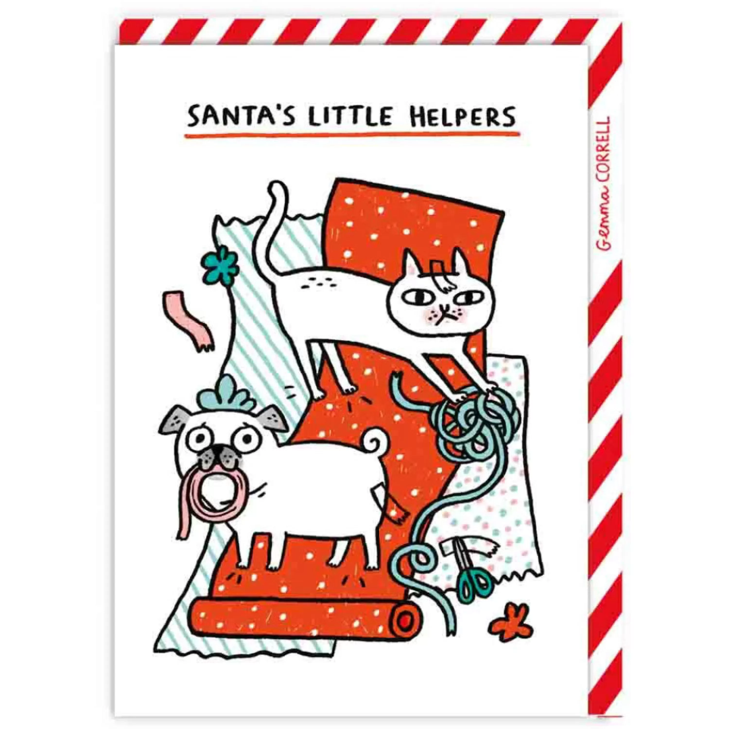 Ohh Deer Santas Little Helpers Christmas Card