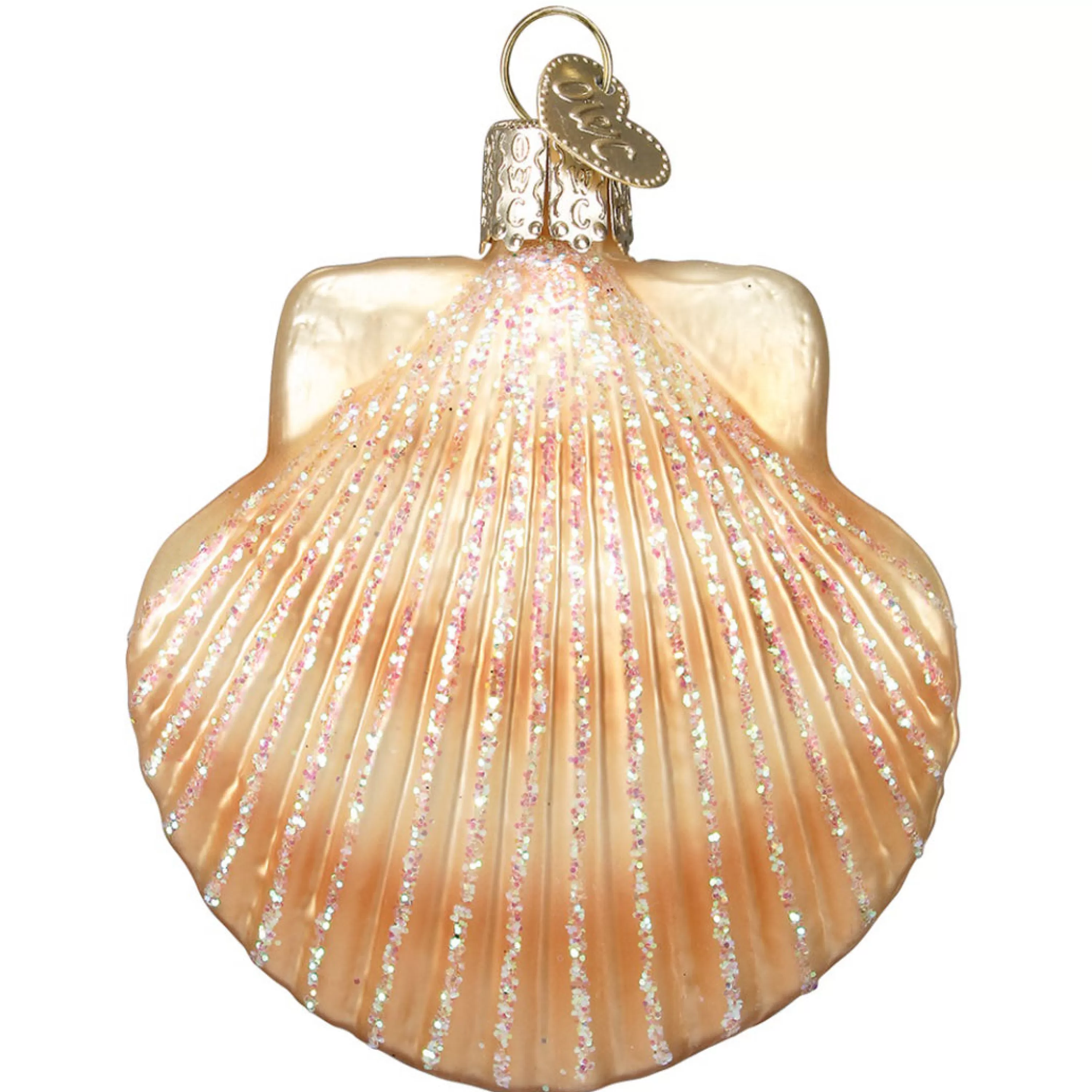 Old World Christmas Scallop Shell Ornament