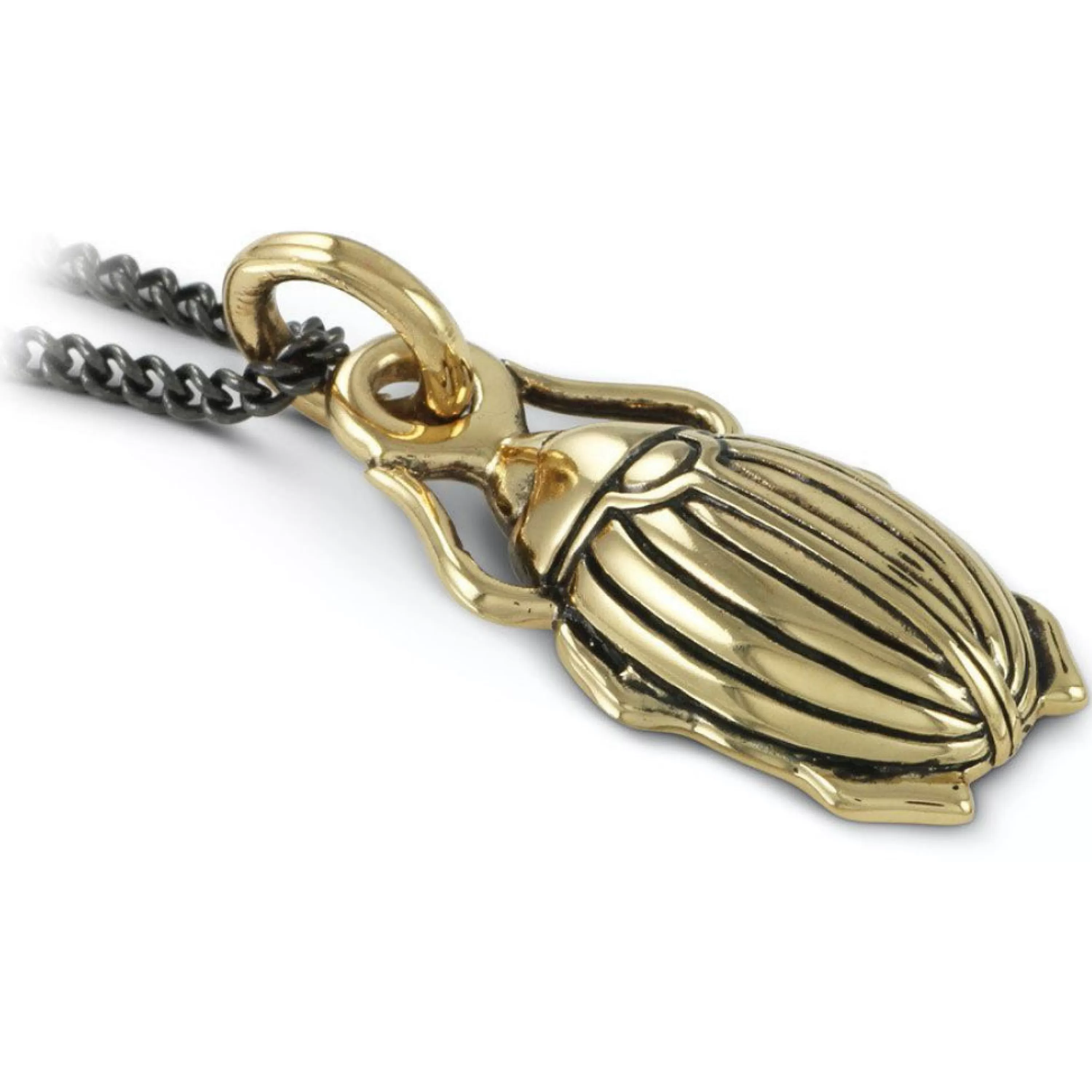 Best Sale Lost Apostle Scarab Beetle Bronze Necklace