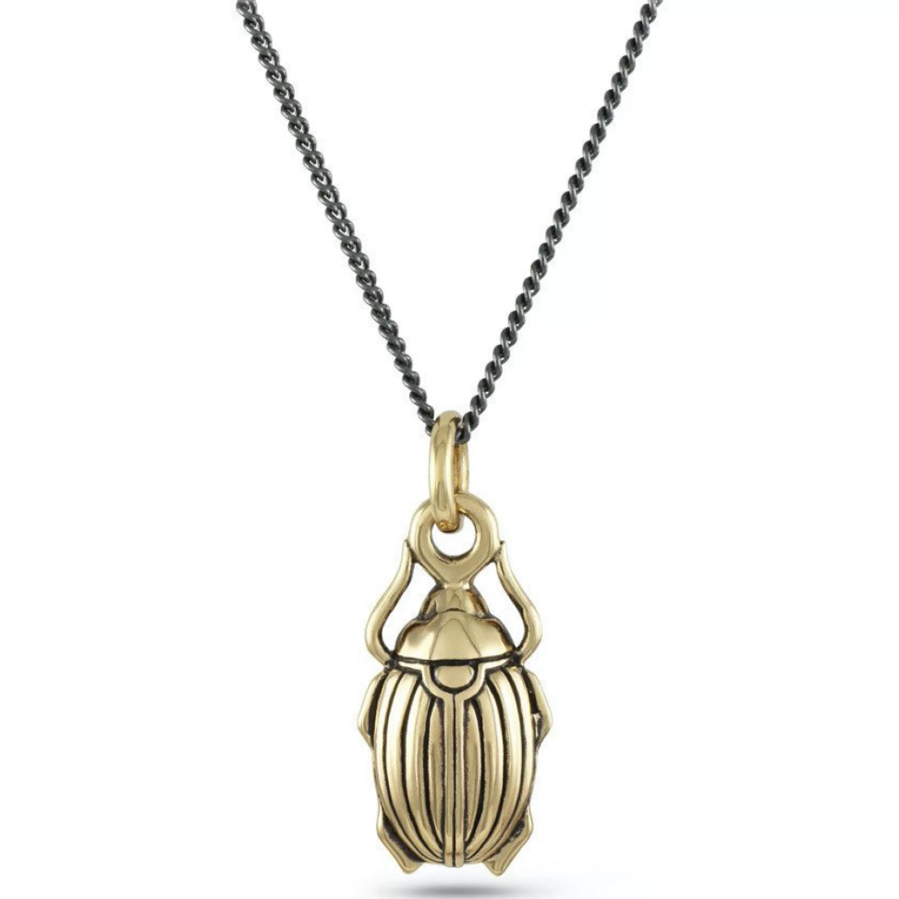 Best Sale Lost Apostle Scarab Beetle Bronze Necklace